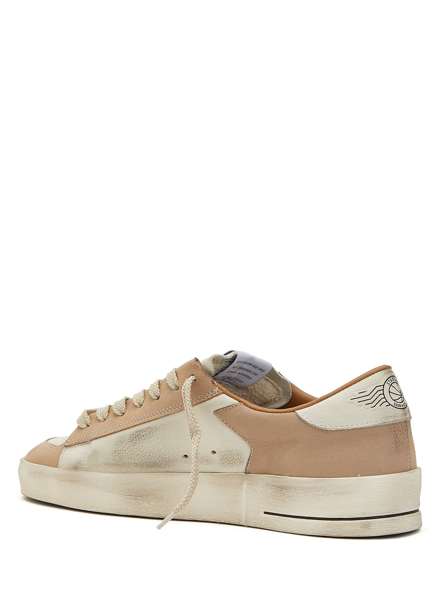 Golden Goose Bej Erkek Stardan Bej Krem Erkek Deri Sneaker 1929337