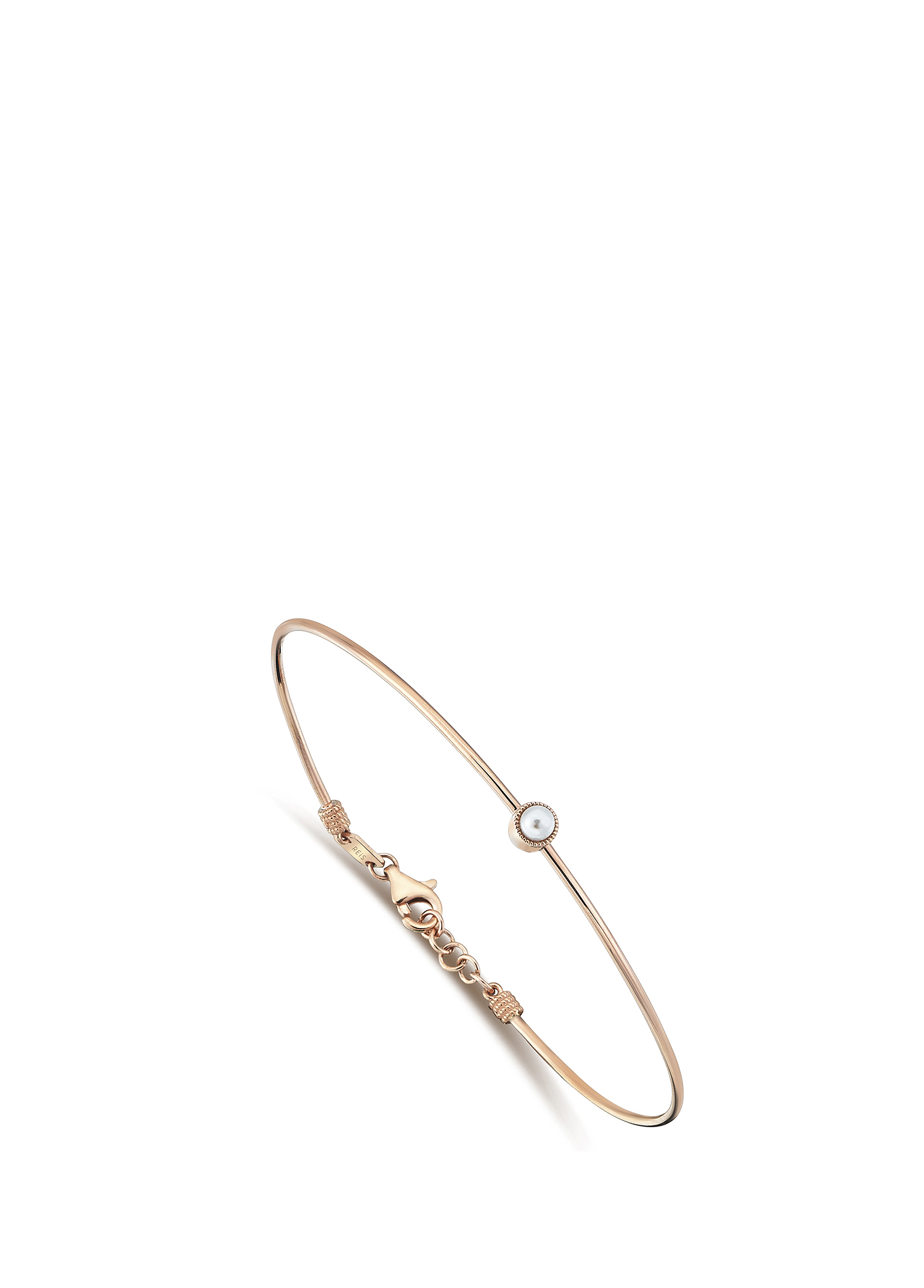 Thin Pearl 14 Ayar Rose Gold Kadın Bileklik