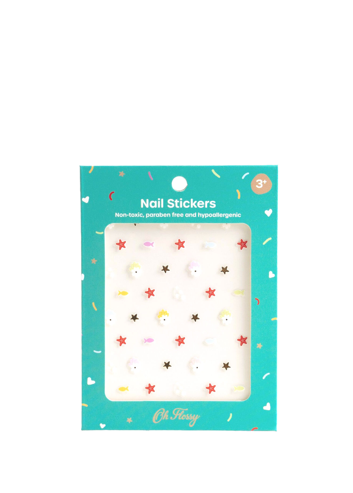 Under The Sea Doğal Kız Çocuk Tırnak Sticker