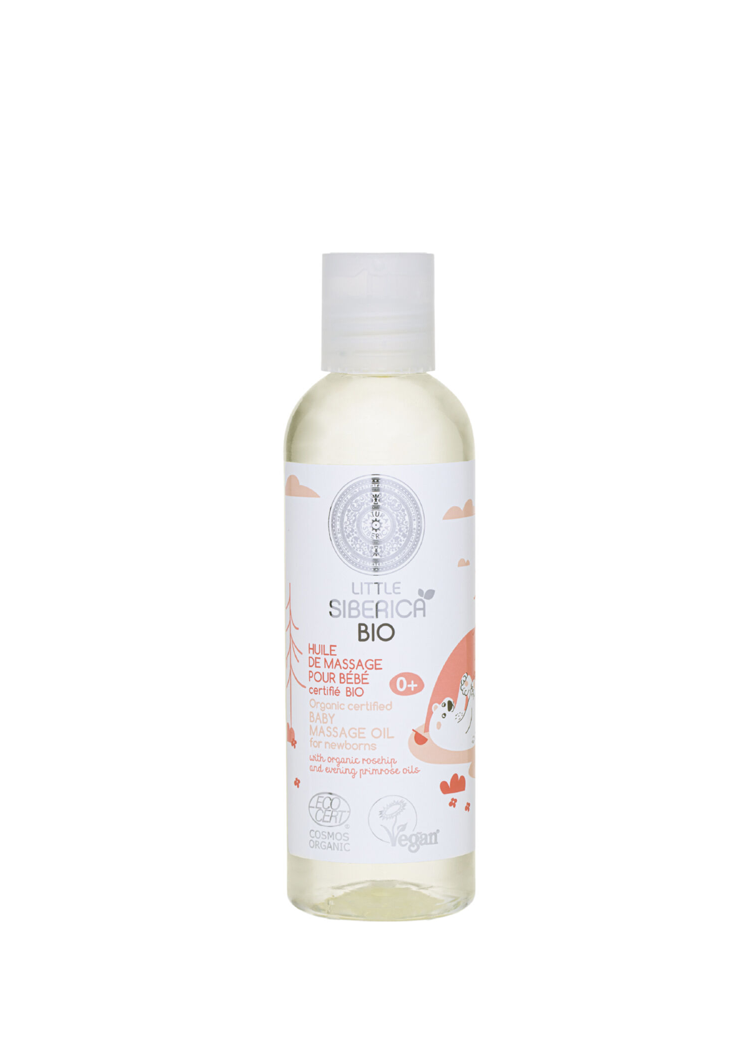 Little Siberica Organik Rahatlatıcı Yenidoğan Bebek Masaj Yağı 200 ml
