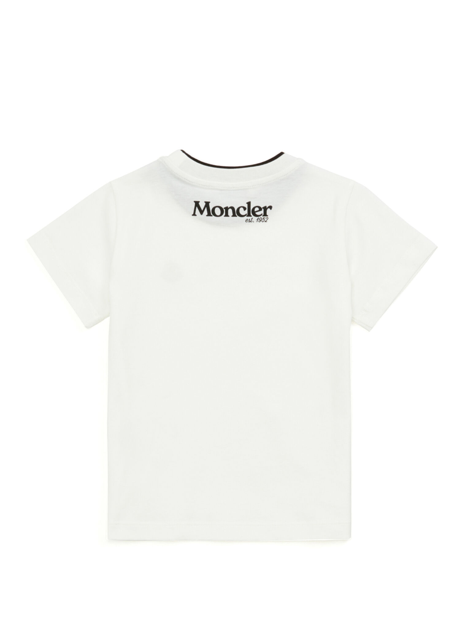Moncler - Kırık Beyaz Erkek Çocuk T-shirt - Kırık Beyaz