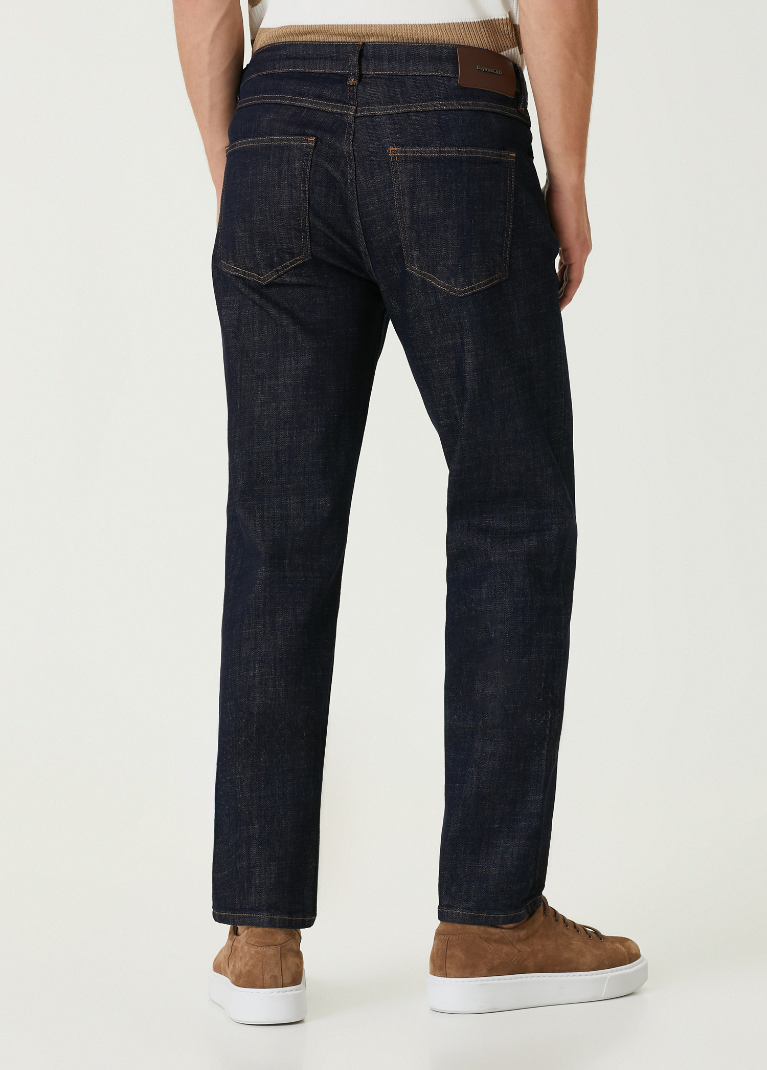 Straight Fit Indigo Jean Pantolon_2