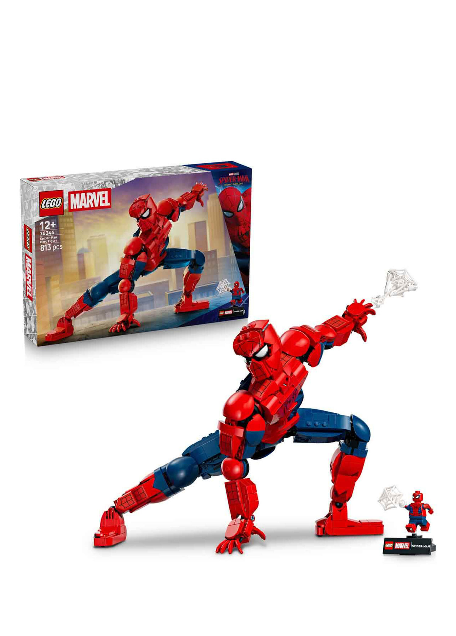 LEGO - Marvel Örümcek Adam Kahraman Figürü 12+ Yaş 813 Parça Süper