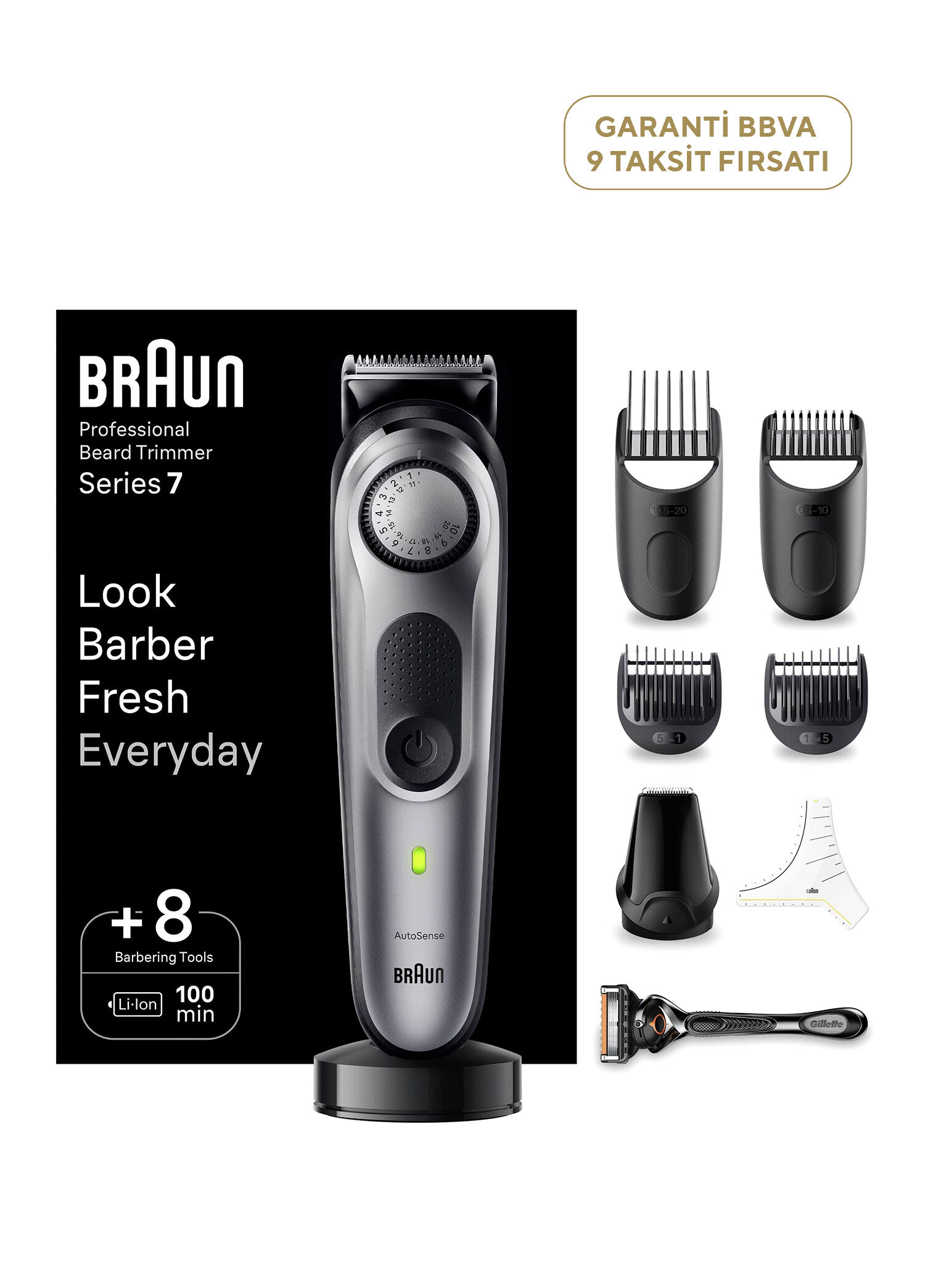 Series 7 BT7420 Islak & Kuru Sakal Düzeltici Tıraş Makinesi