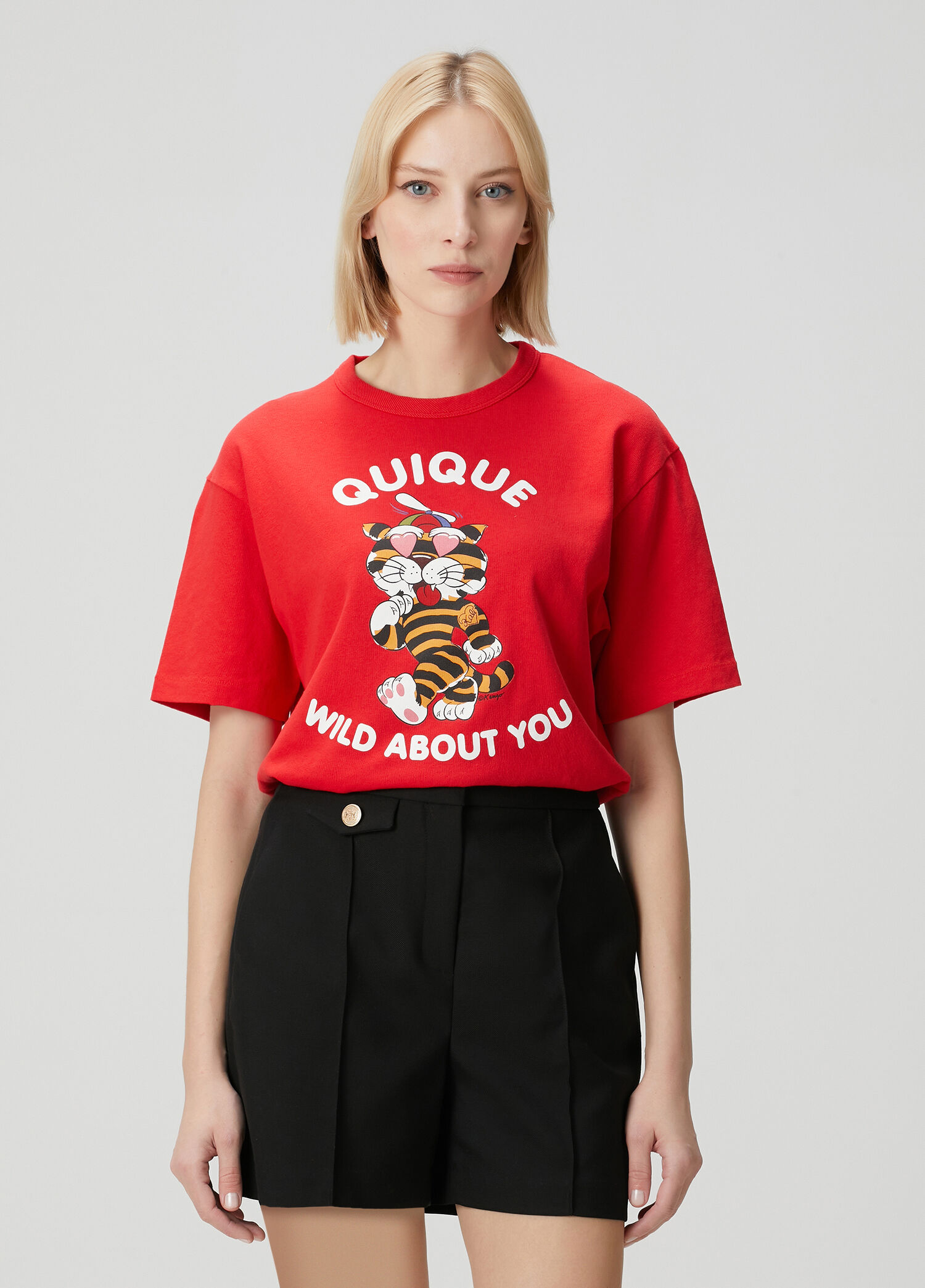 Cartoon Kırmızı T-shirt