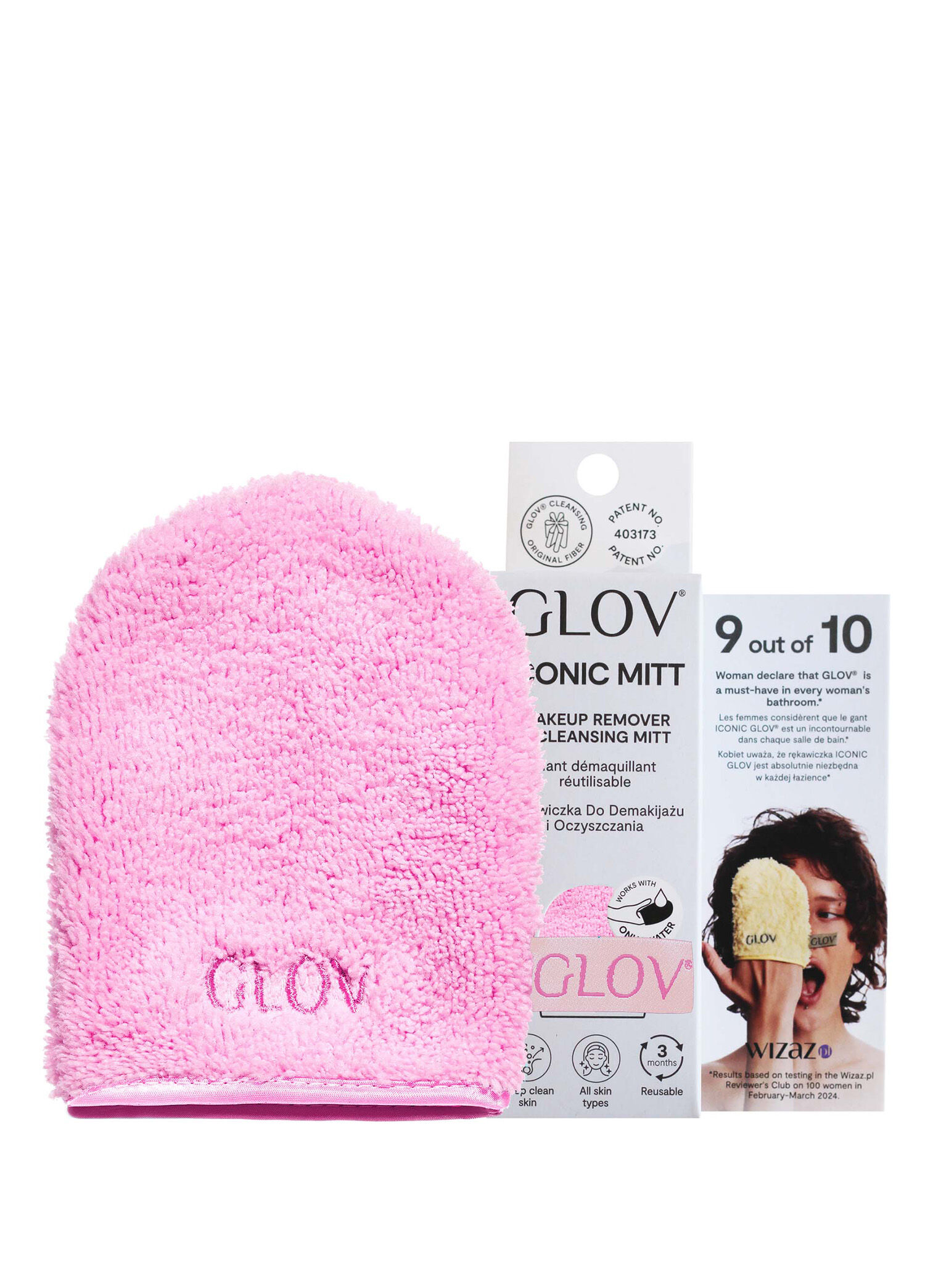 Iconic Mitt - Makeup Remover Cleansing Cozy Rosie