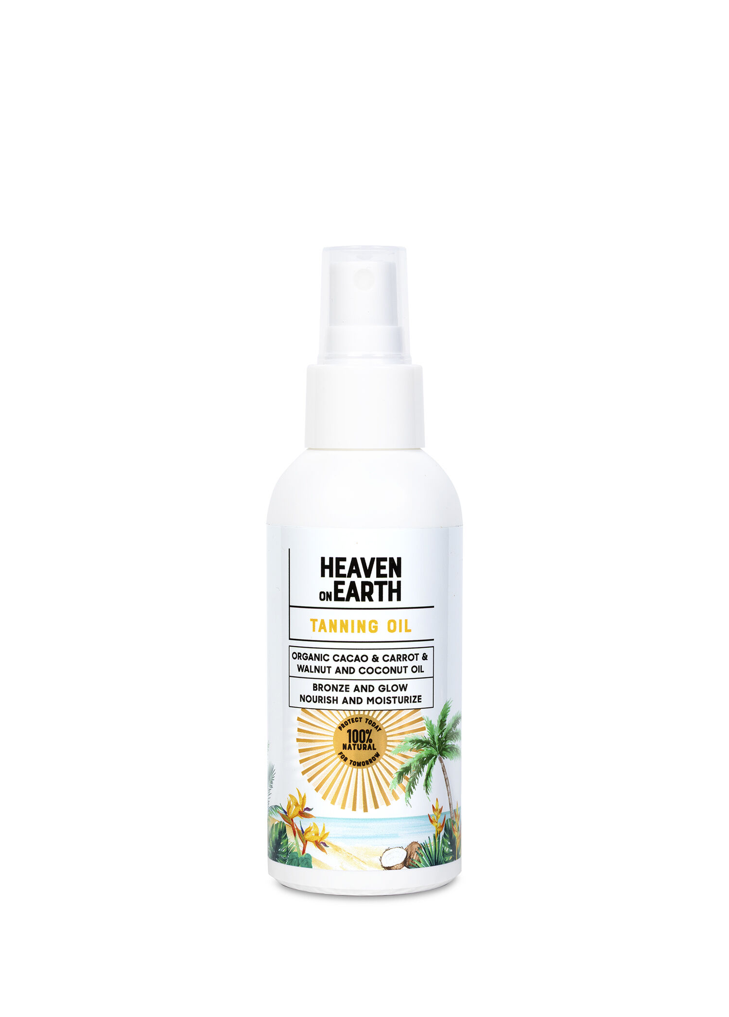 Doğal ve Organik İçerikli Vegan Tanning Oil Bronzlaştırıcı Yağ 100 ml