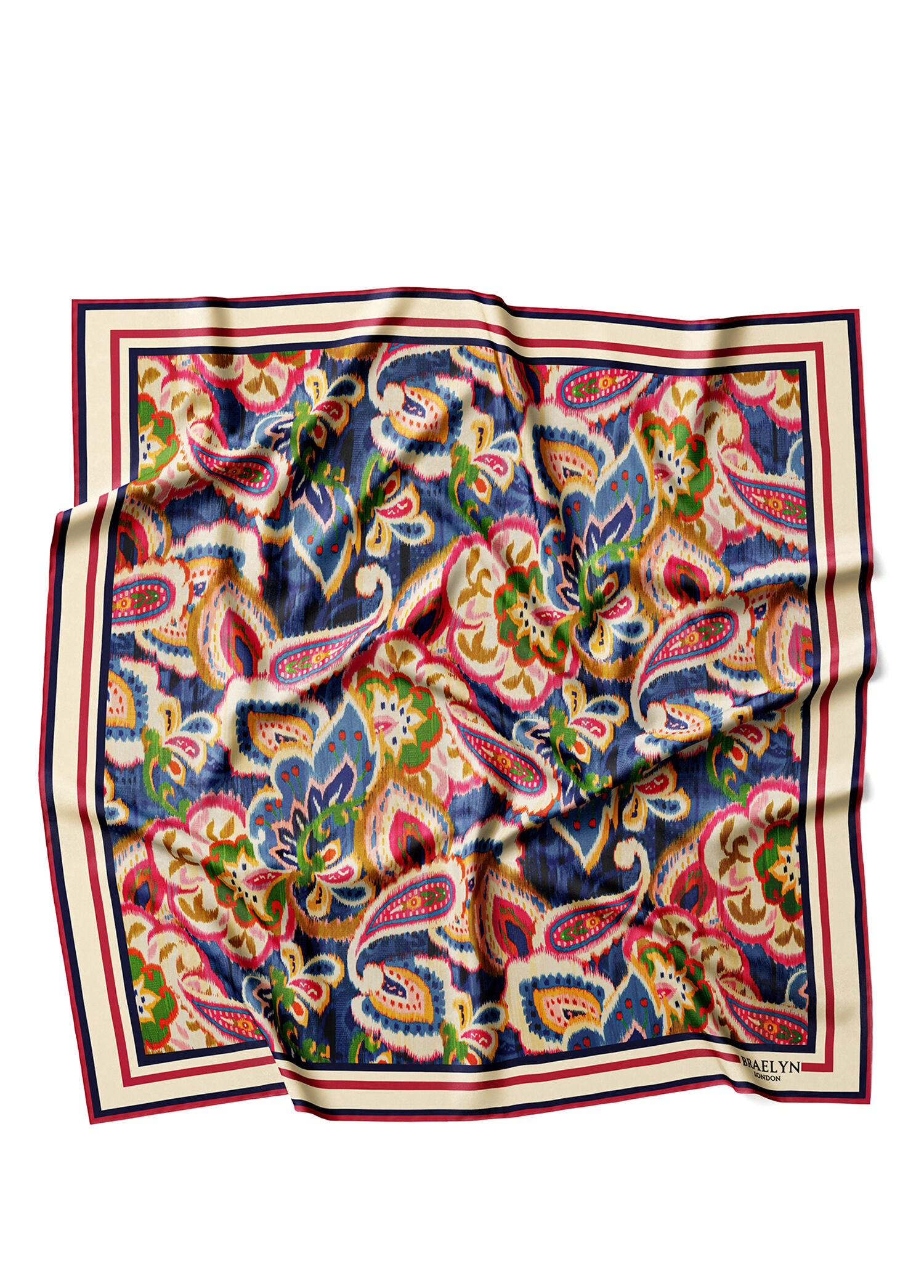 Paisley Reverie Twill İpek Kadın Eşarp