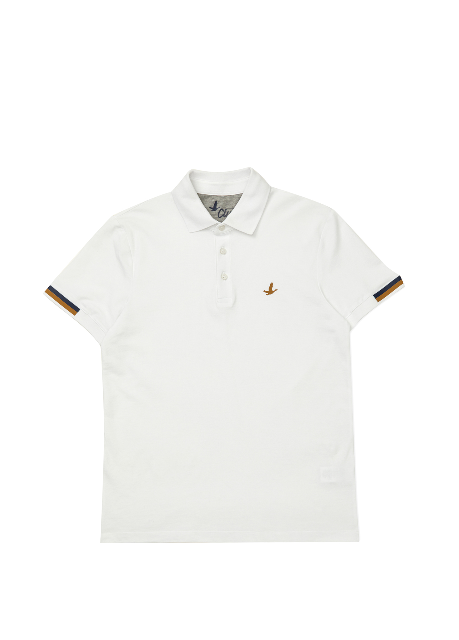 Slim Fit Beyaz Polo Yaka Pike T-shirt_6