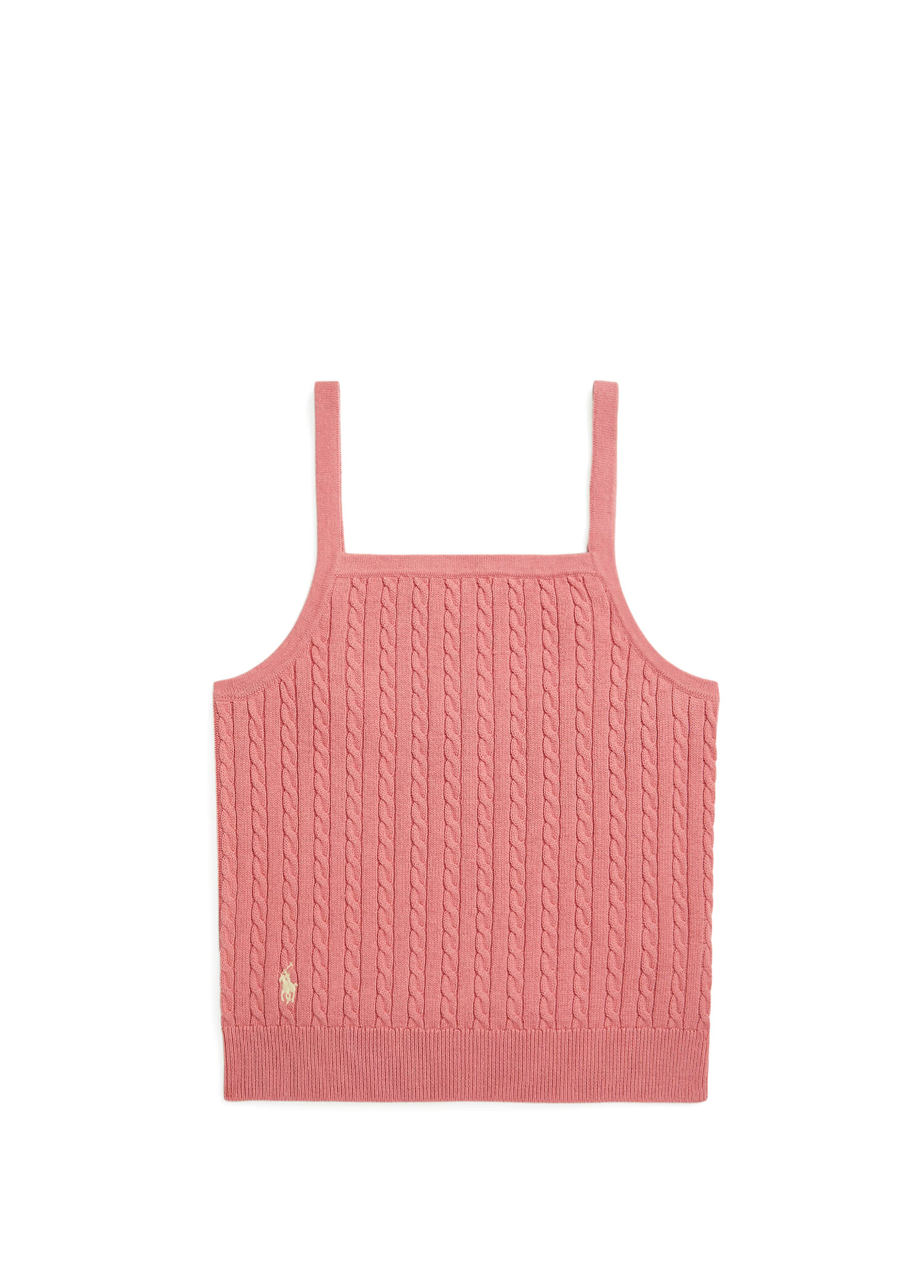 Pembe Saç Örgülü Kız Çocuk Triko Atlet