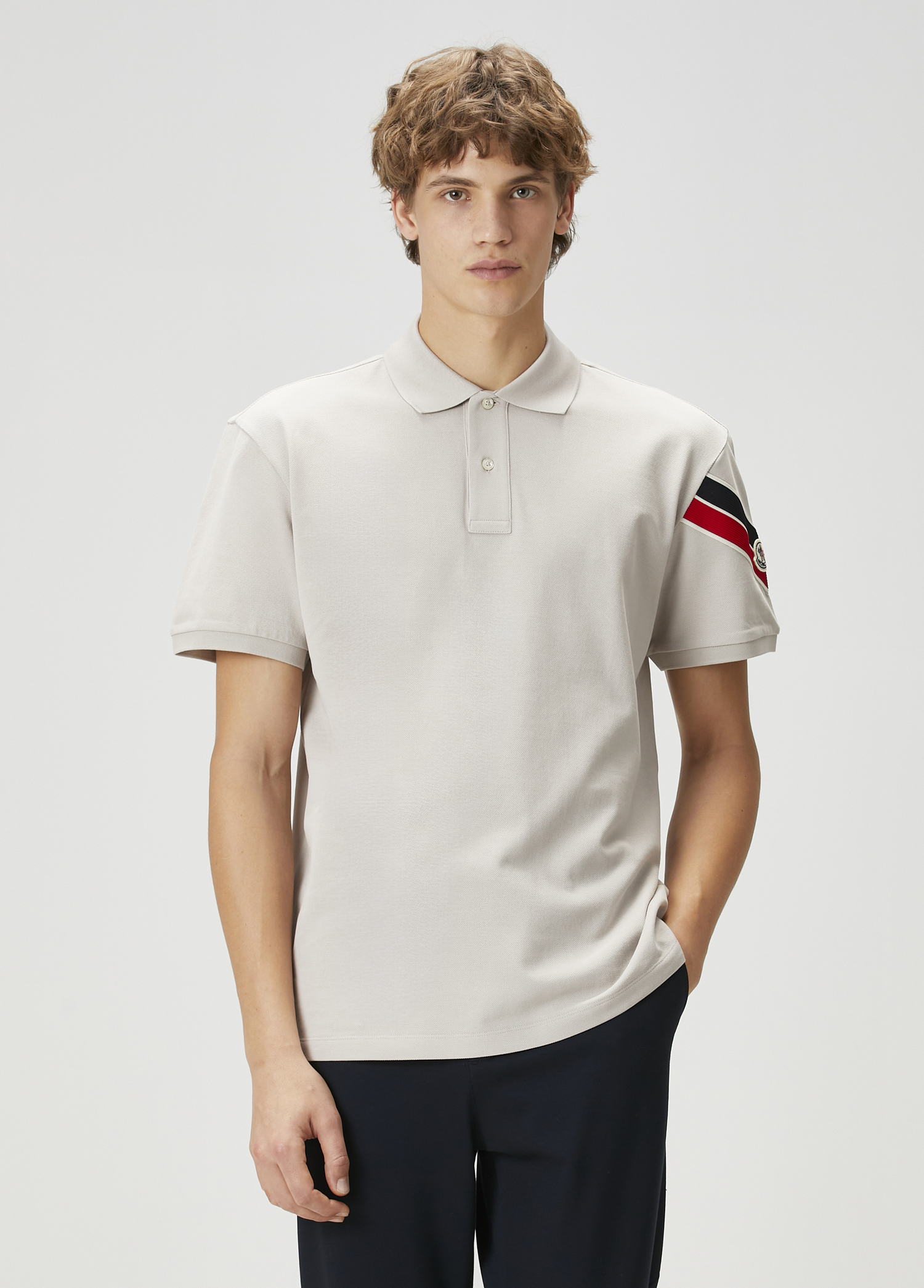 Açık Gri Polo T-shirt