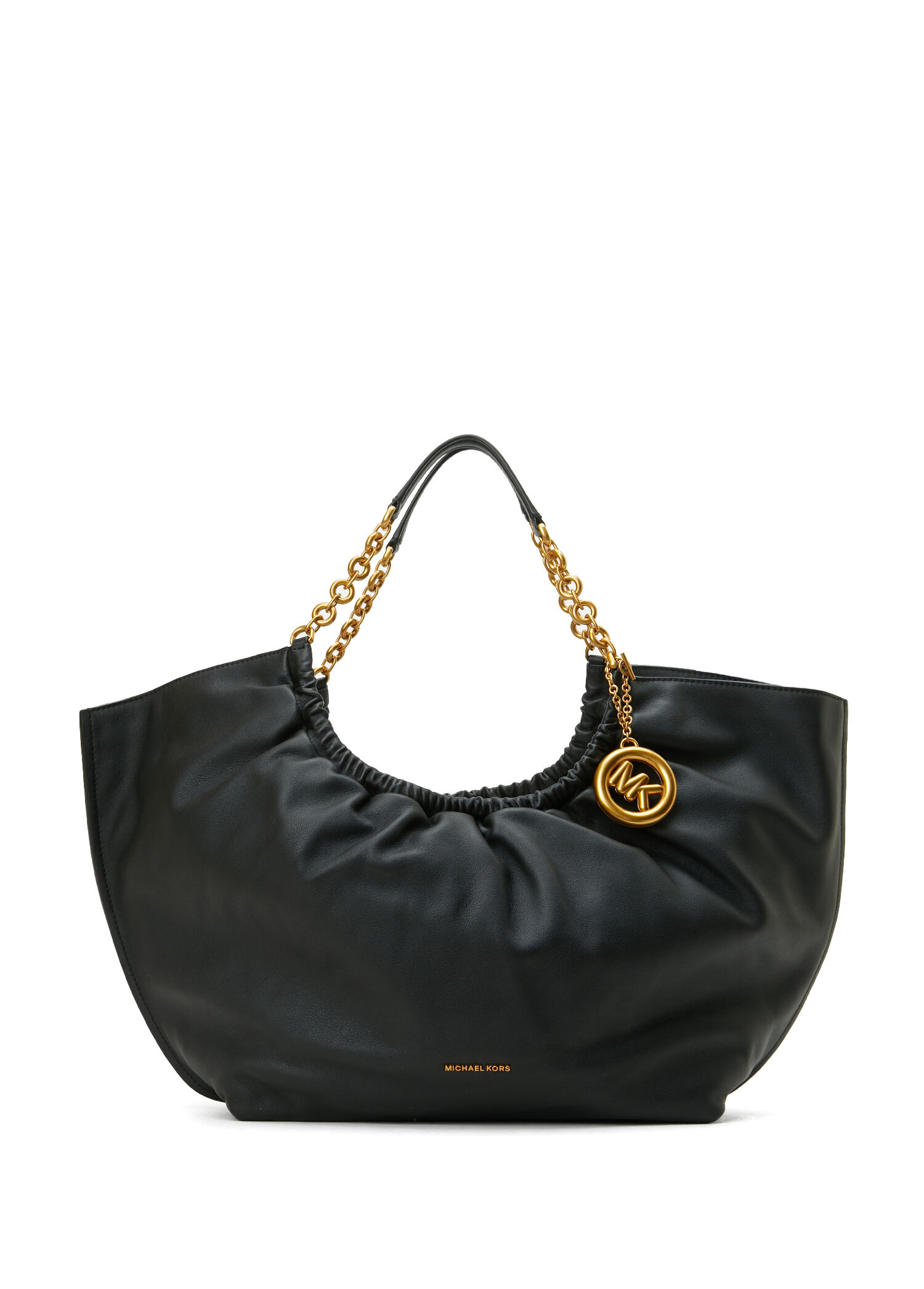 Indie Black Women's Leather Shopping Bag