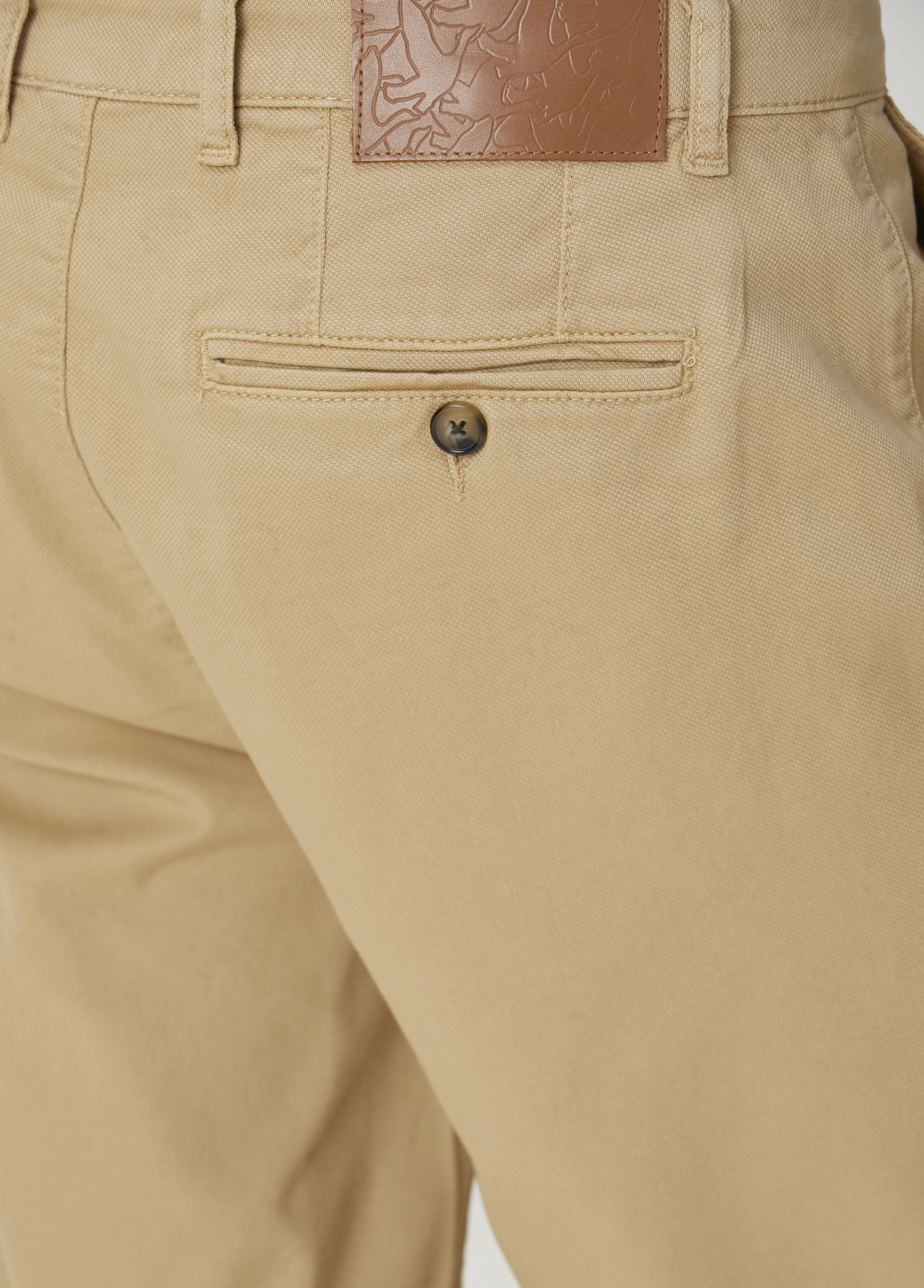 Slim Fit Bej Şort_4