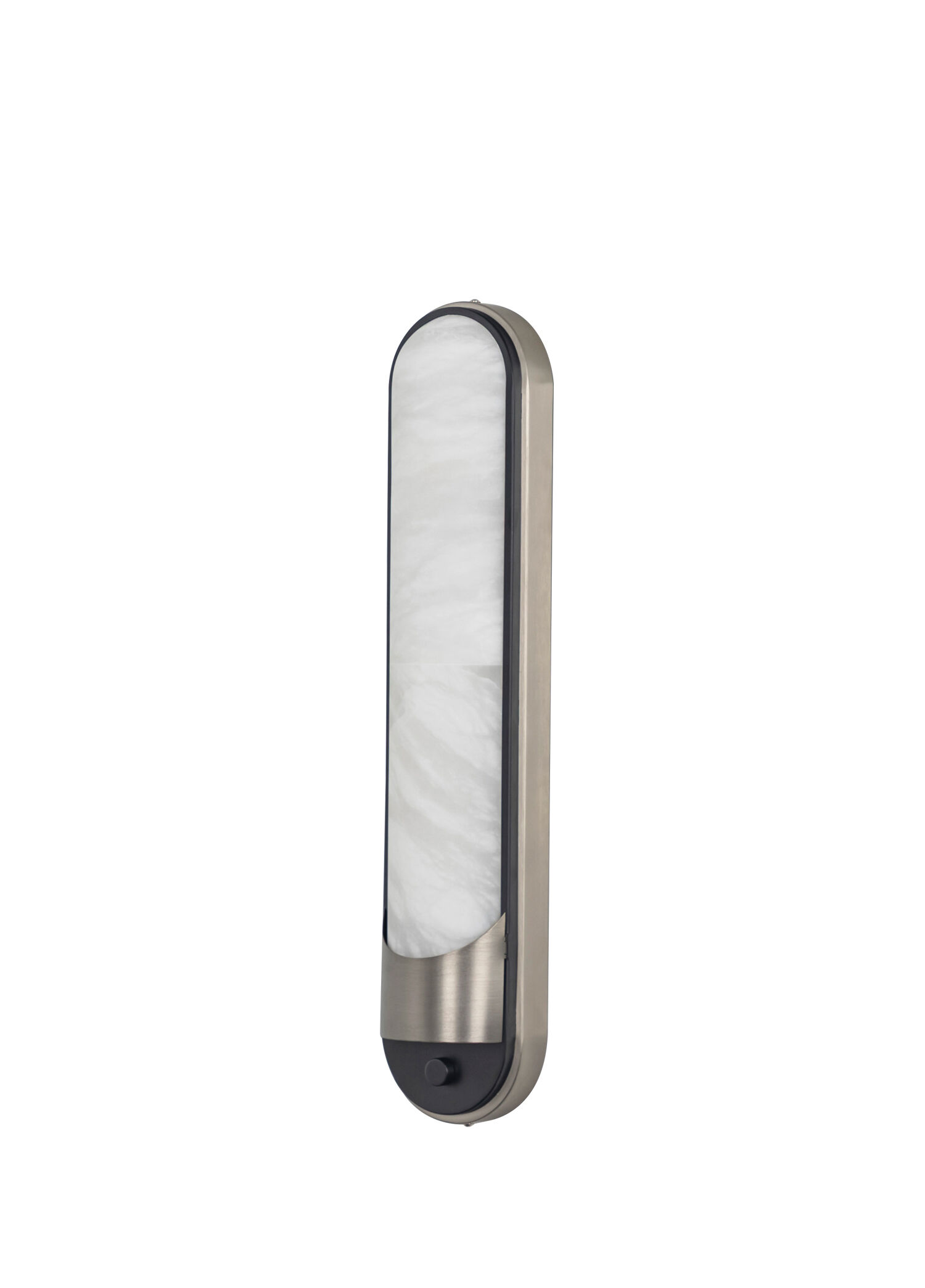 Bender Mermer Metal Platin Led Aplik