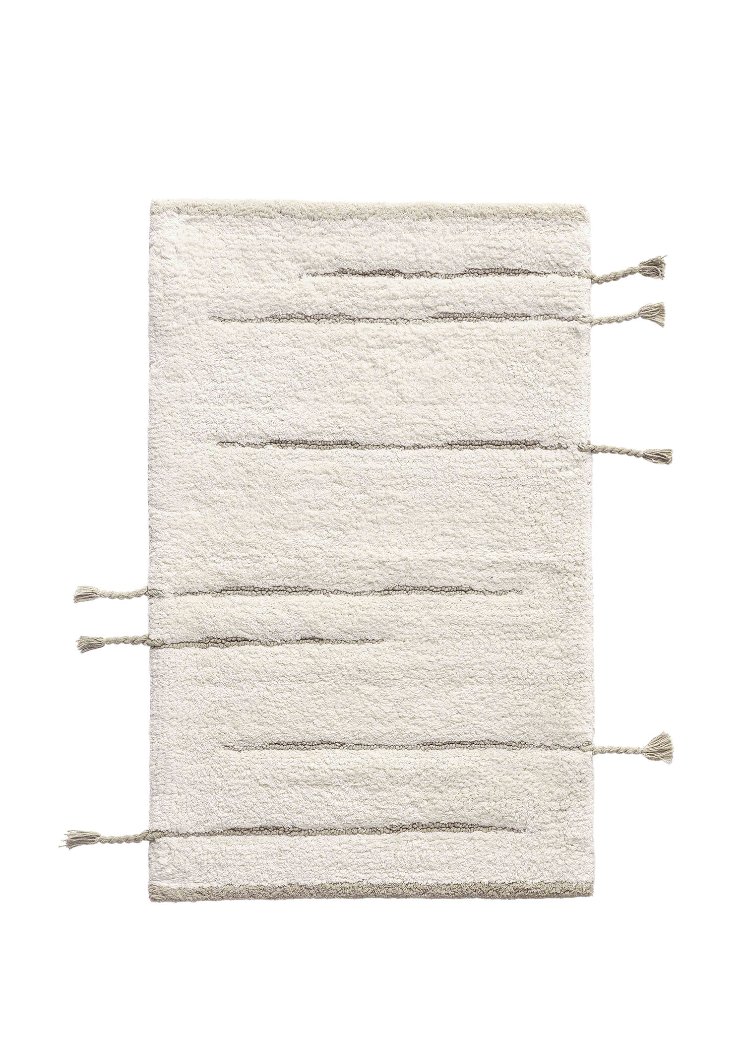 Earth Mint Pamuklu Tekli Banyo Paspası 50 x 80 cm
