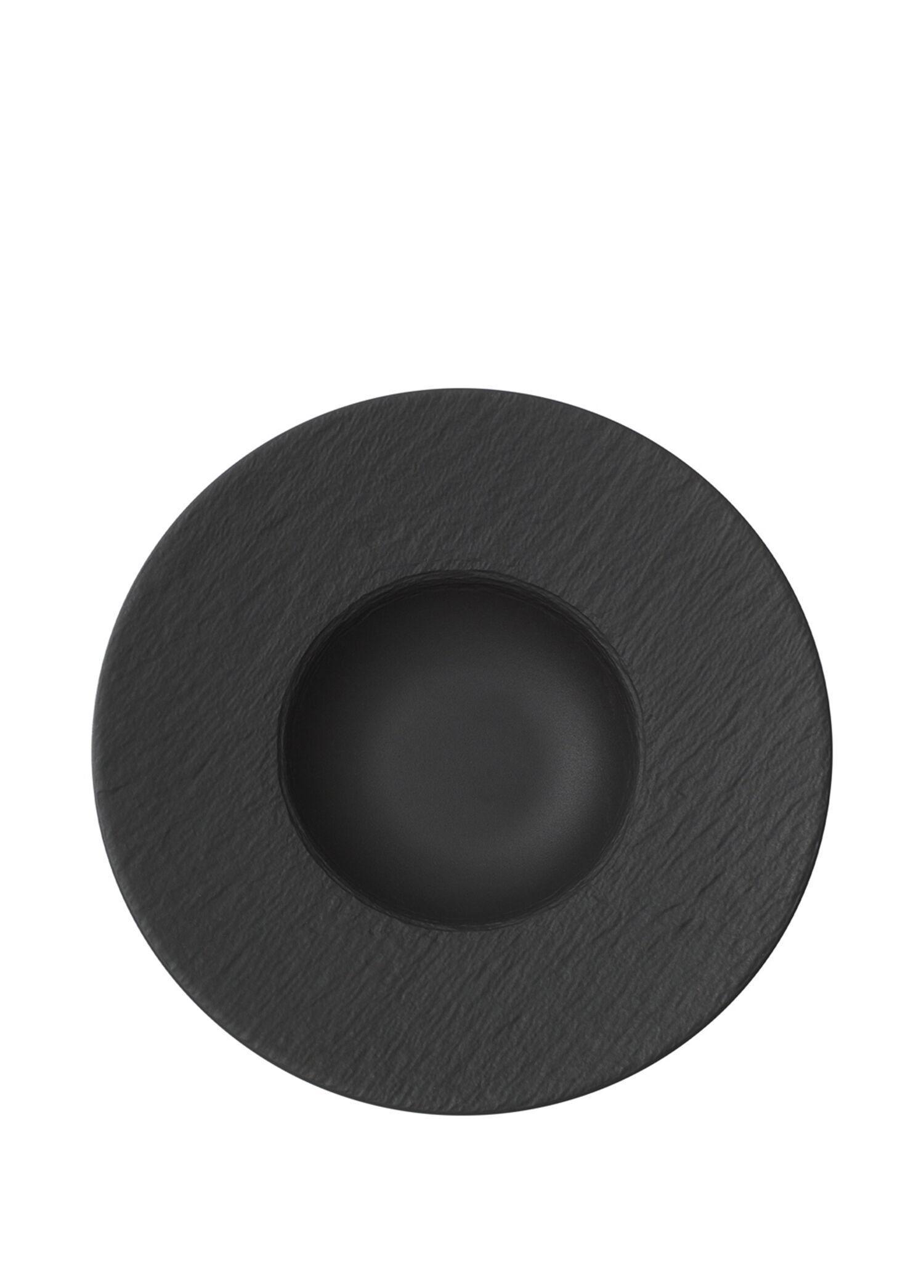 Manufacture Rock Siyah Porselen Gurme Makarna Tabağı 29 cm