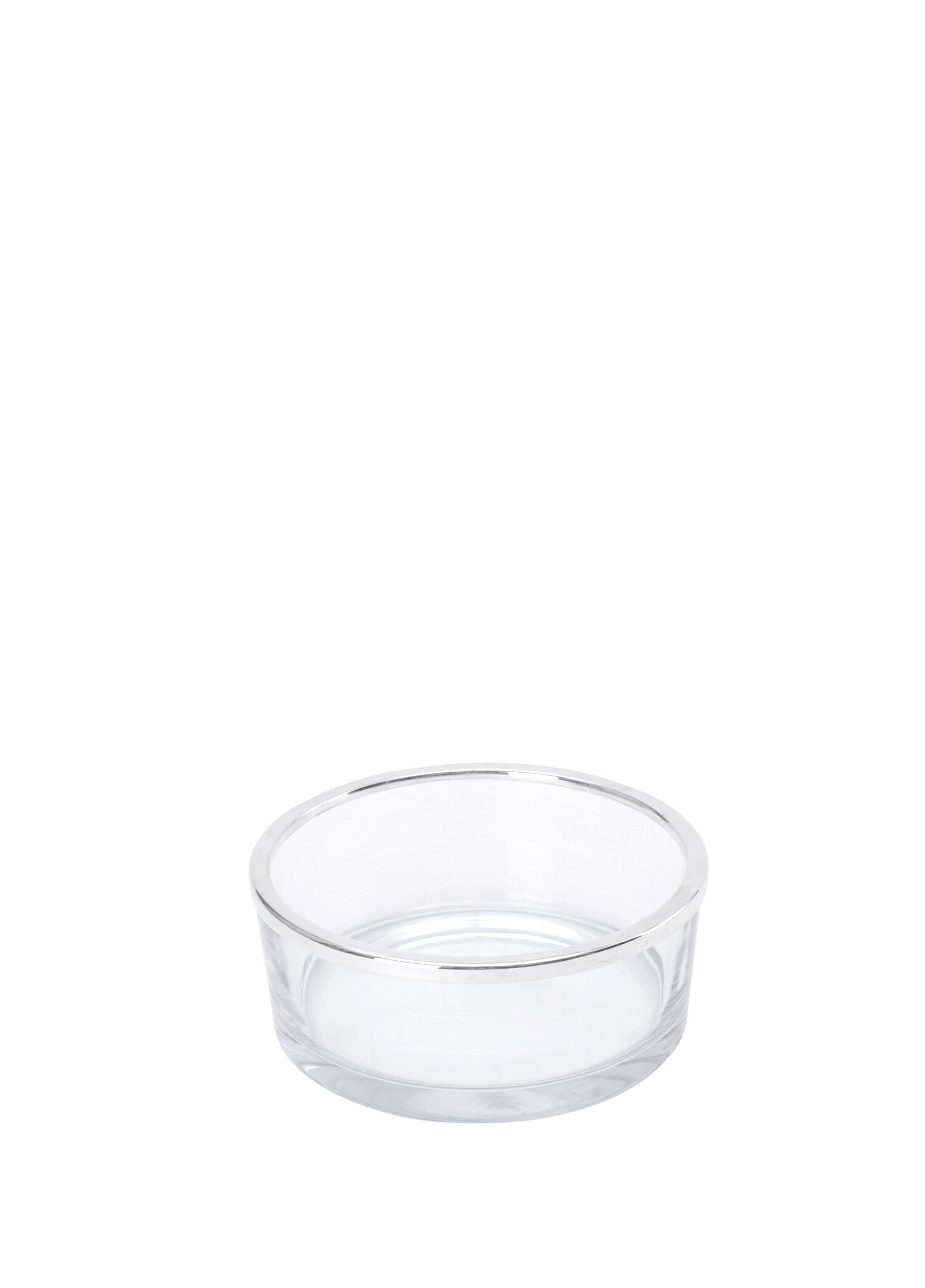 Gümüş Kaplama Çemberli Kase 16 cm