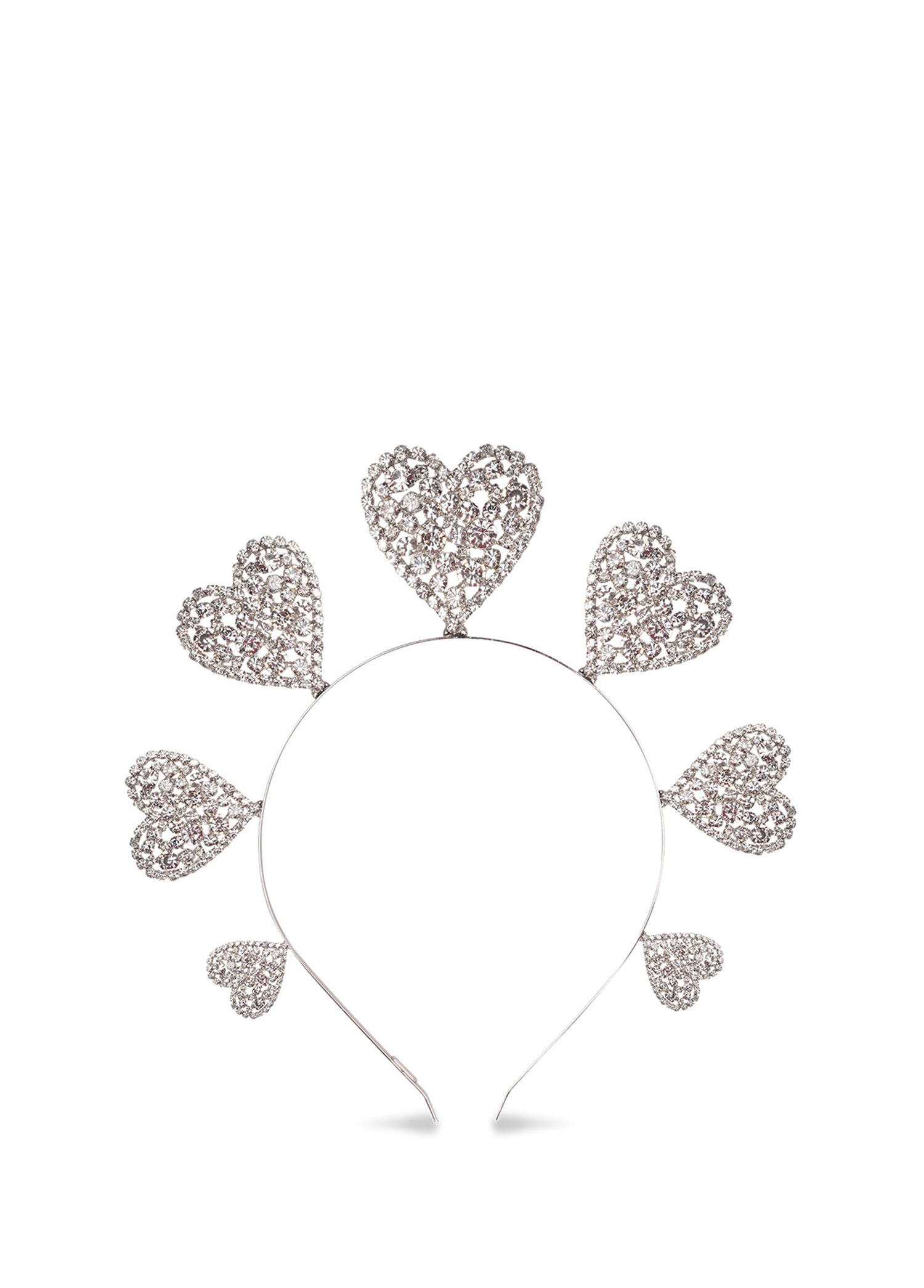 Life Path Headpiece Gümüş Kaplama Kristal Taşlı Kadın Taç