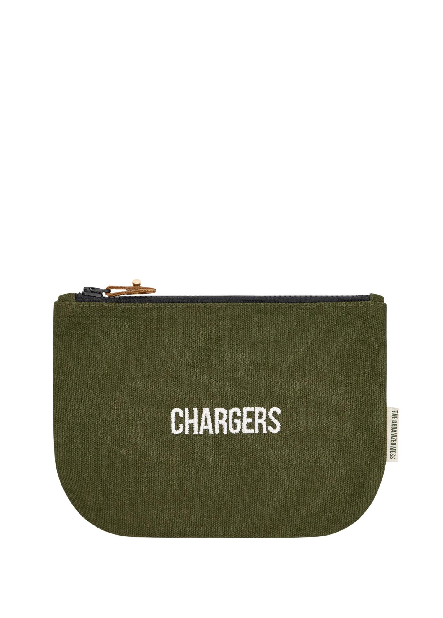 Chargers Fermuarlı Yeşil Düzenleyici Seyahat Çantası