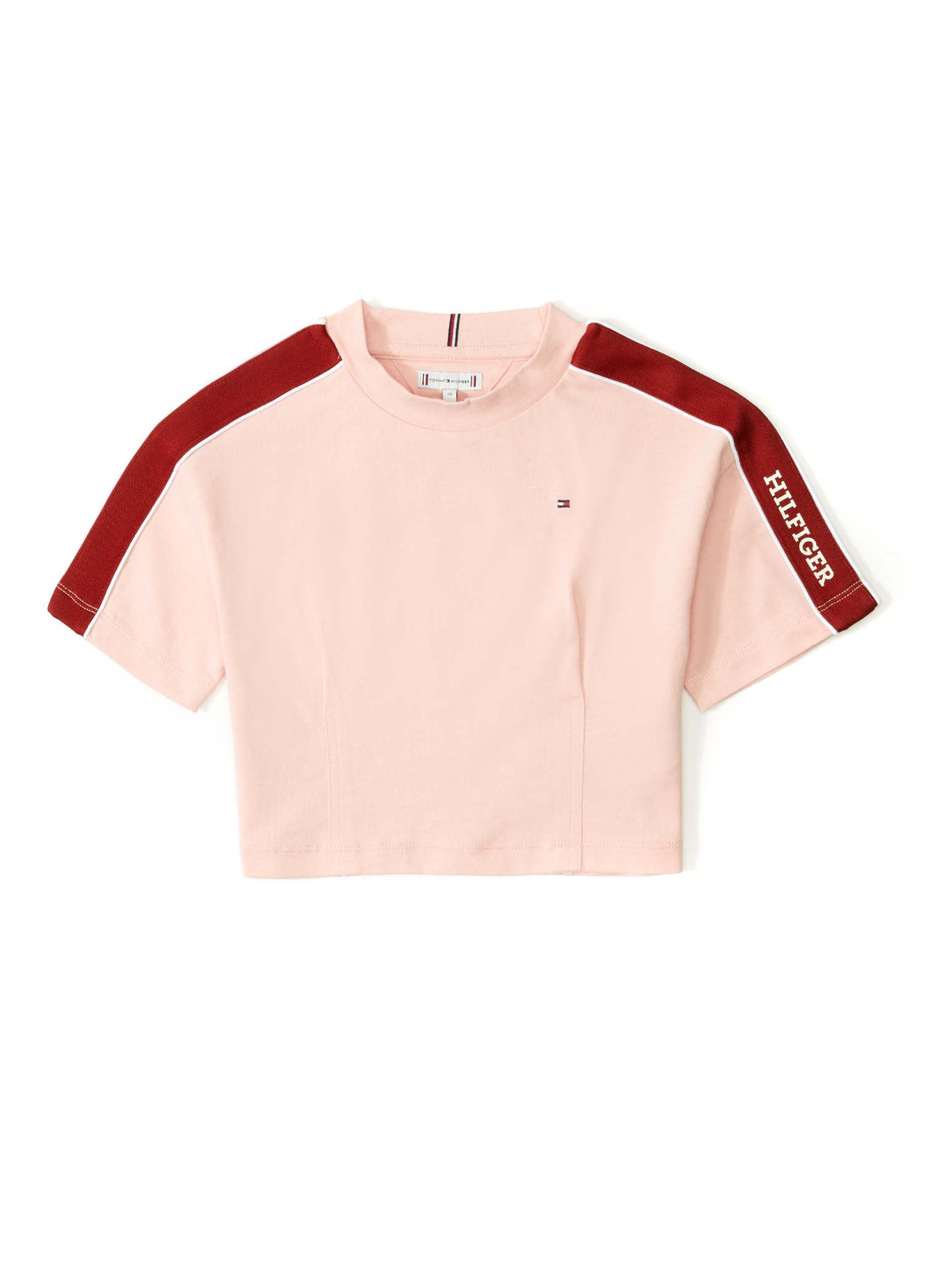 Pembe Logo Baskılı Kız Çocuk T-shirt