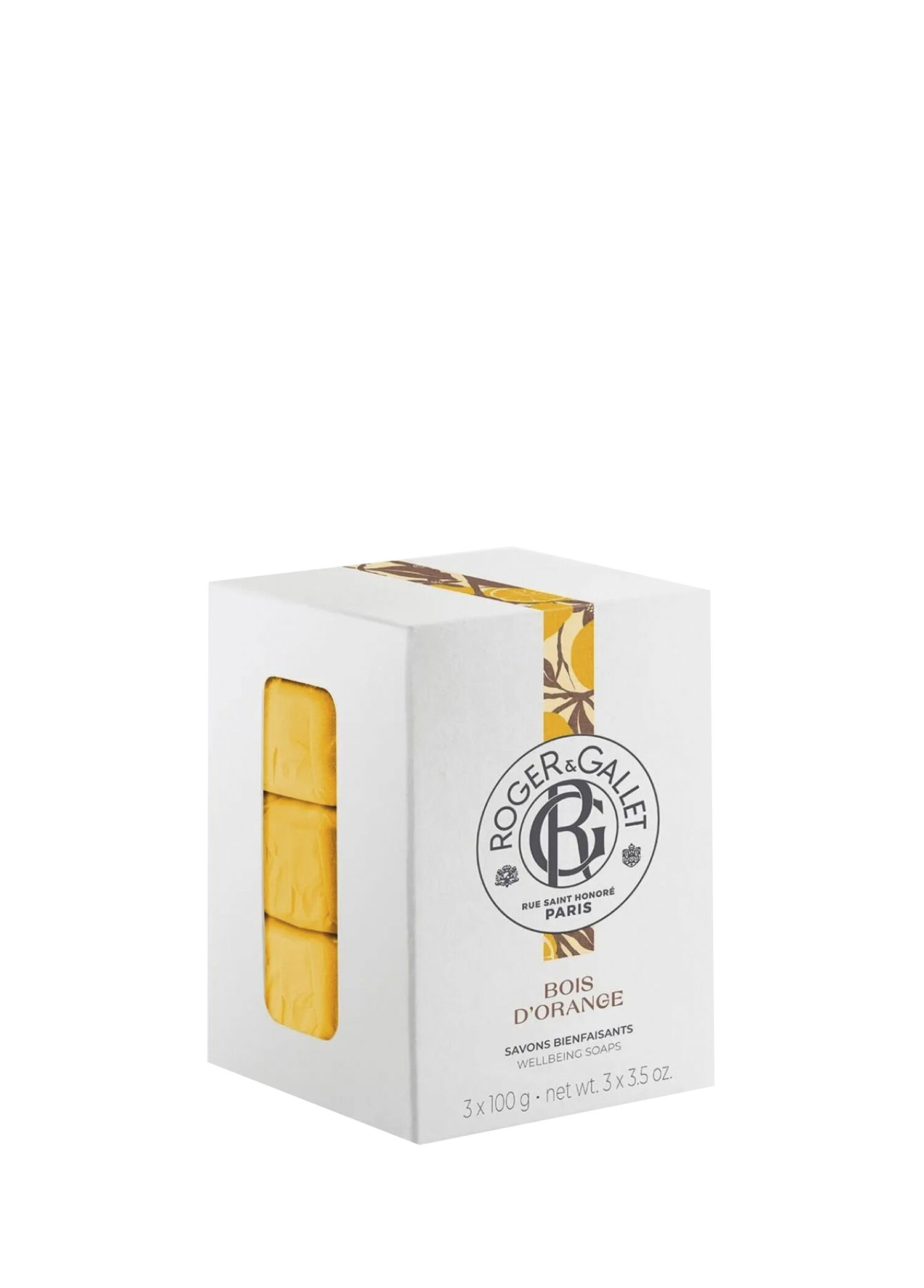 Bois D'Orange Bitkisel Turunç Özü Kalıcı Doğal Koku 3'lü Katı Sabun 3 x 100 gr