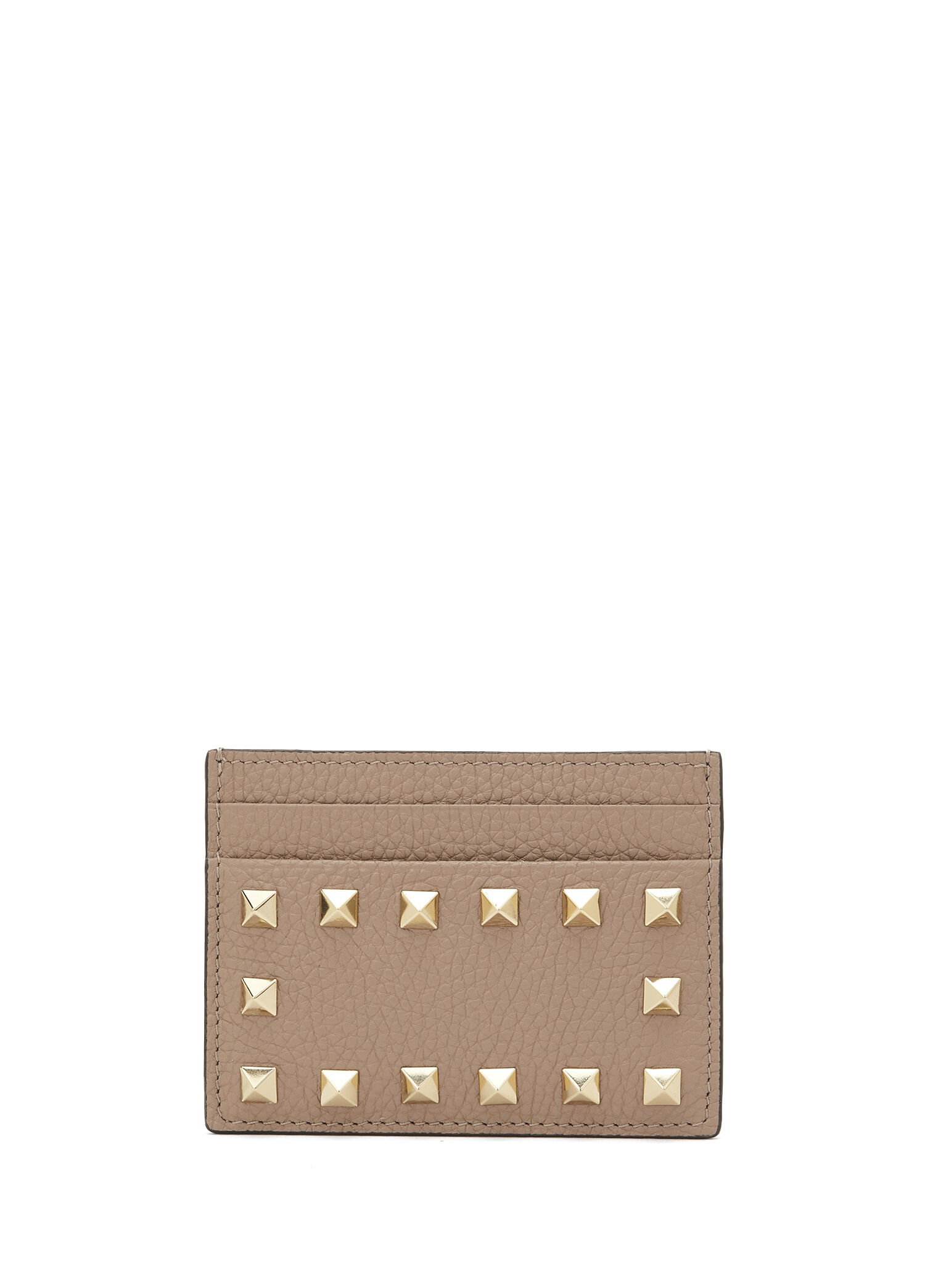 Rockstud Pudra Kadın Deri Kartlık
