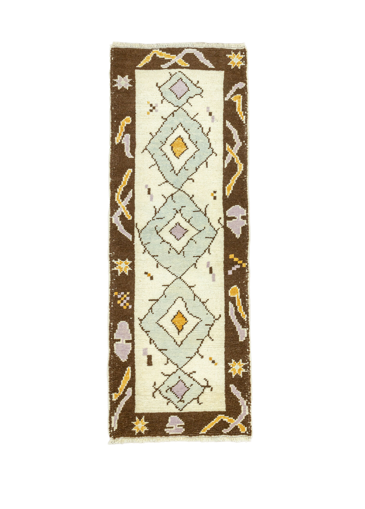 Daria İlkel Desenli El Dokuma Yolluk 57x155 cm