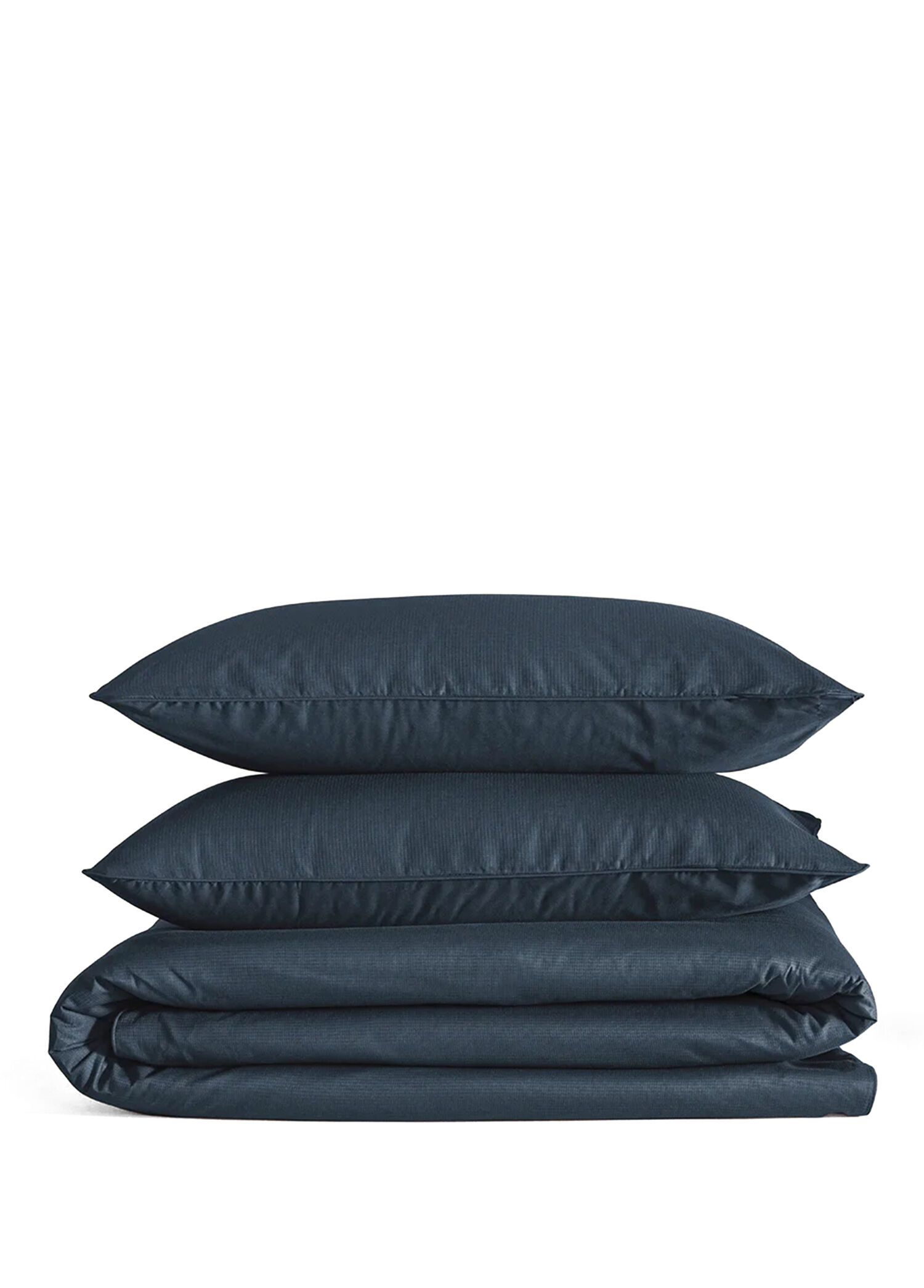 Pure Serisi Lacivert Pamuk Percale Battal Boy Nevresim Seti 240x220 cm