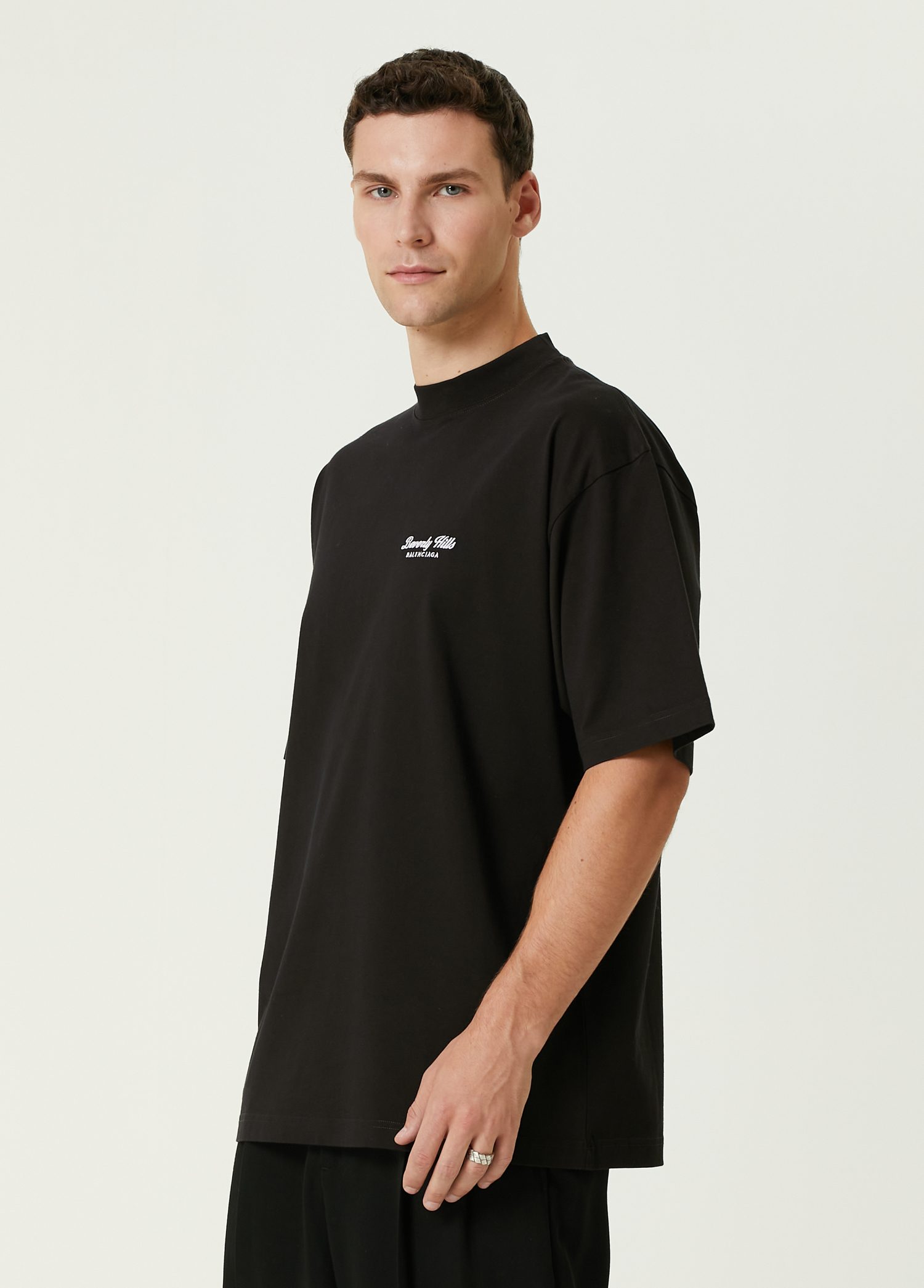 【BALENCIAGA】 ブラック Beverly Hills Tシャツ BALENCIAGA Black 'Beverly Hills' T-Shirt | ssense | REVERSIBLE