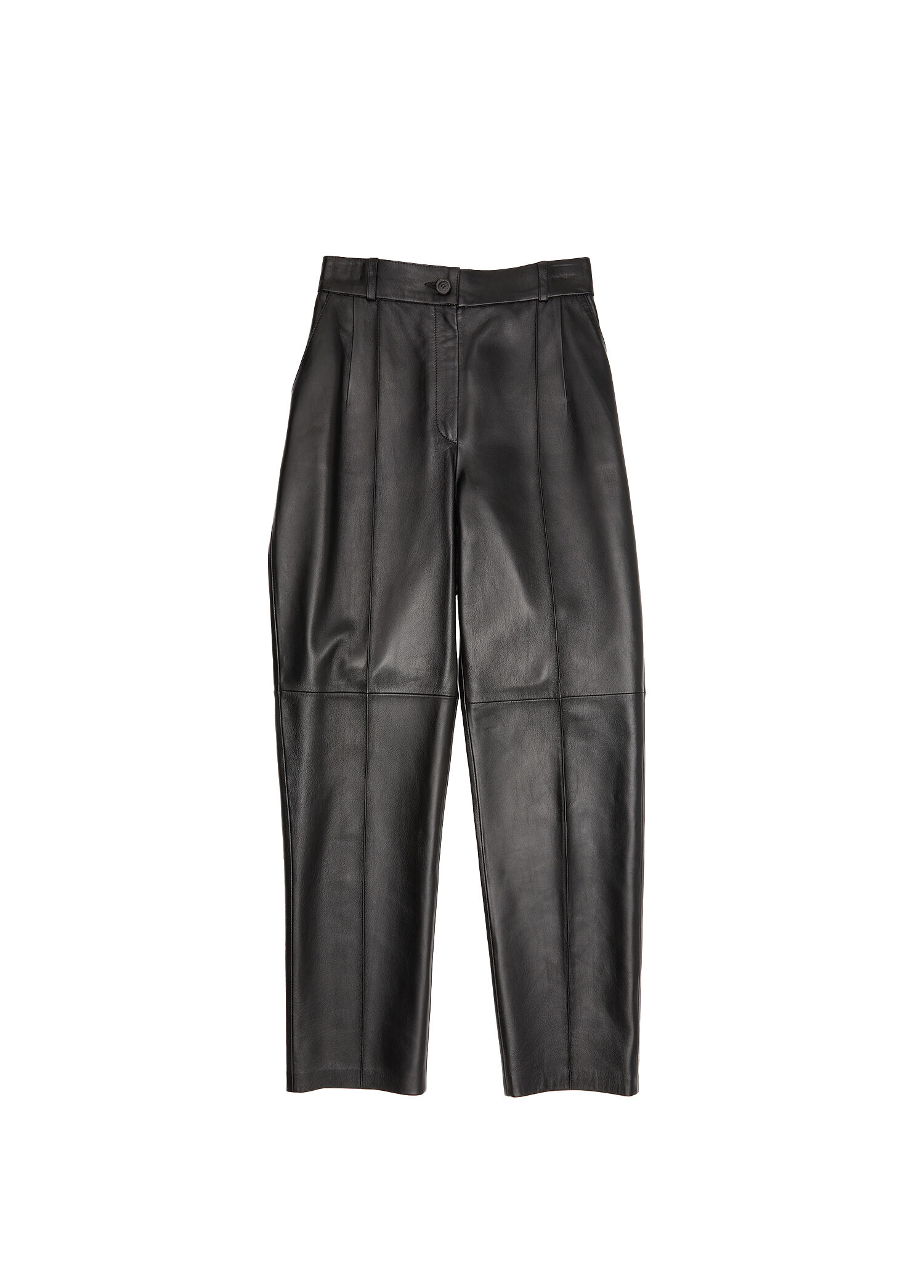 stein fake leather trousers