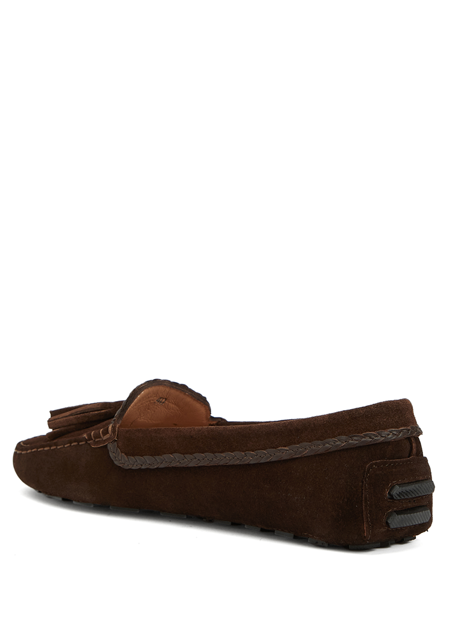 Kahverengi Kadın Deri Loafer_2