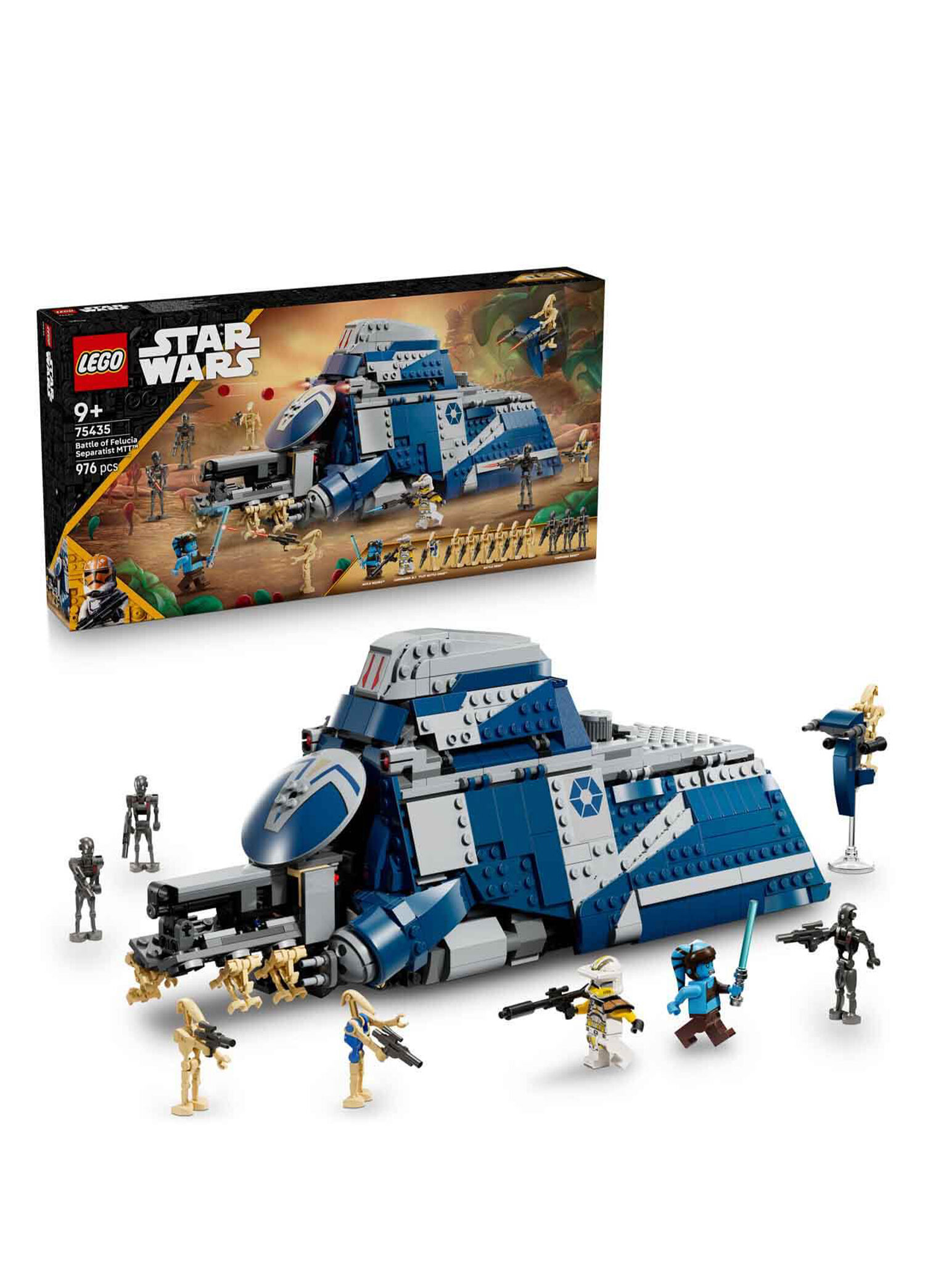 Star Wars: Klon Savaşları Felucia Savaşı Ayrılıkçı TNG 976 Parça 9+ Yaş Yapı Oyuncağı 75435