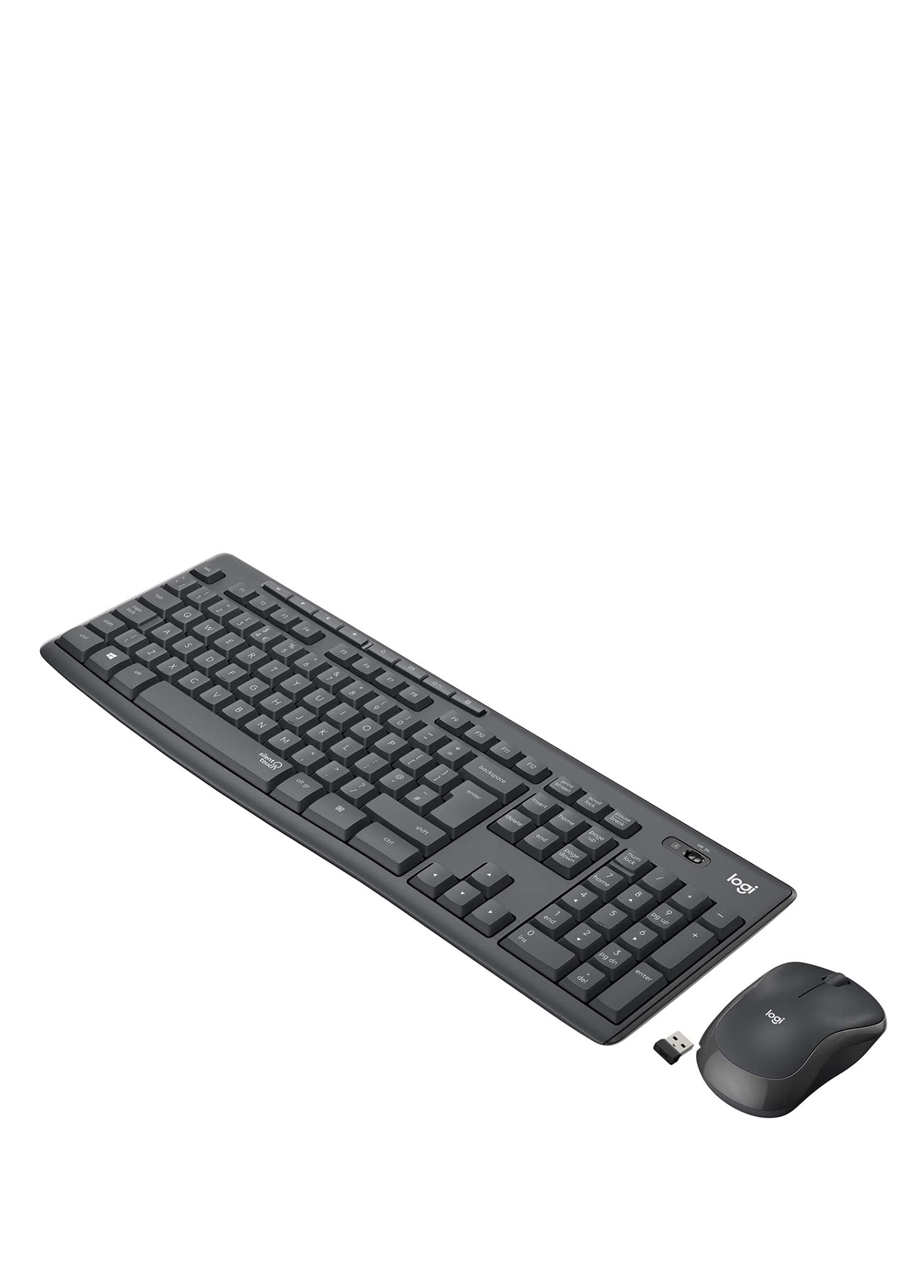 MK295 Kablosuz Siyah Klavye Mouse Set