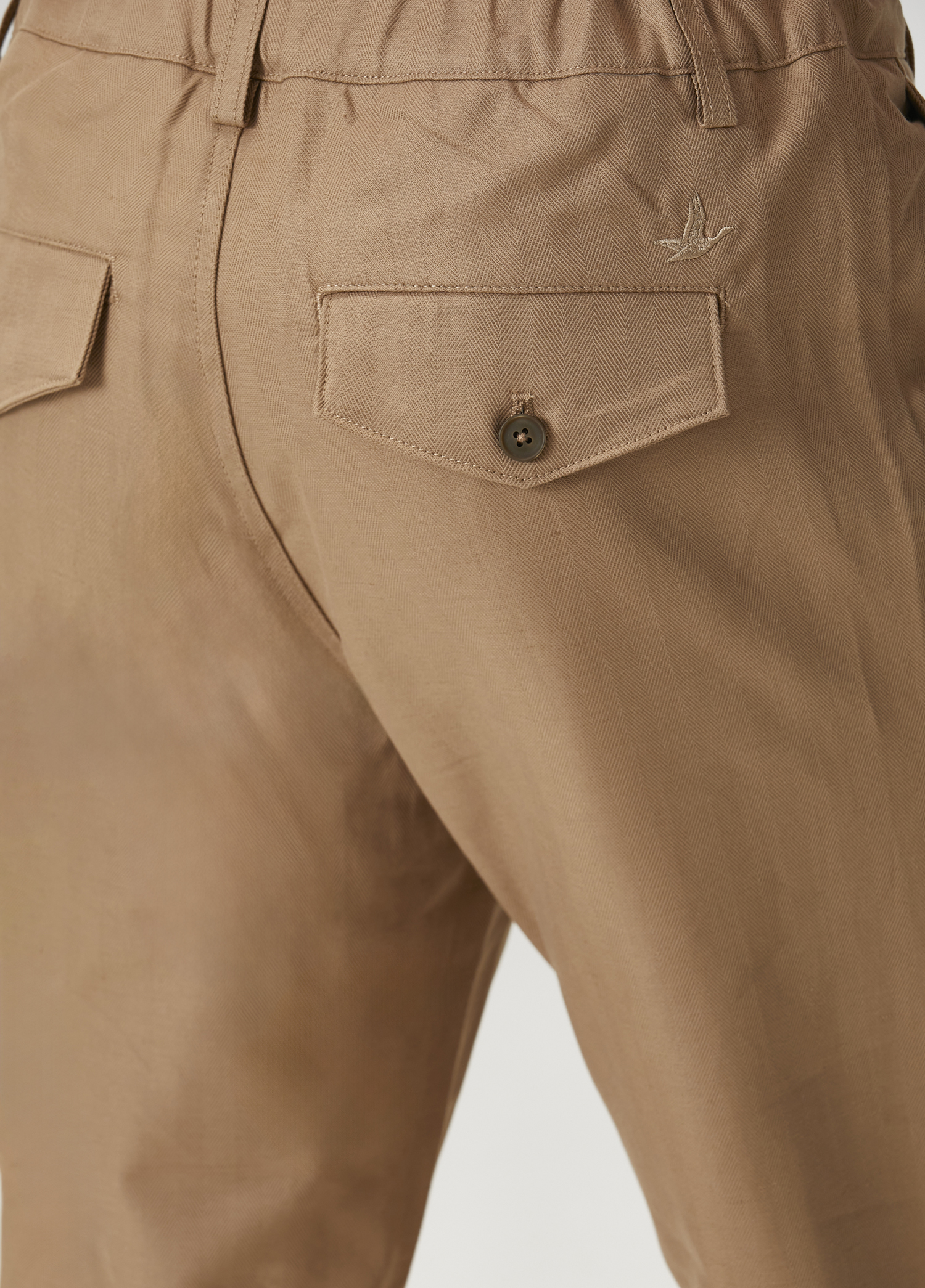 Deve Tüyü Beli Kordonlu Pantolon_4