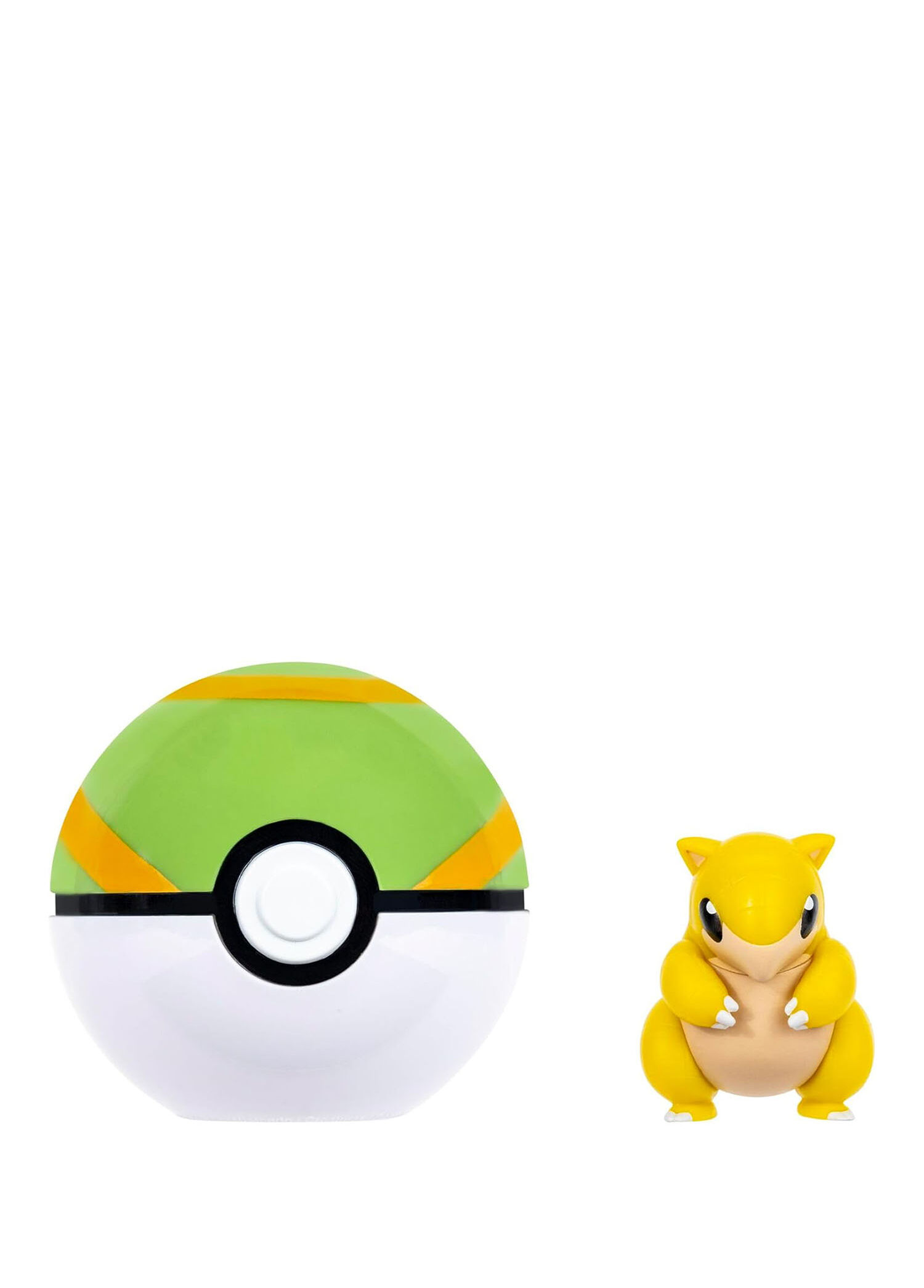 Clip 'N' Go Poke Ball ve Sandshrew Karakter Figür Oyuncak PKW4161
