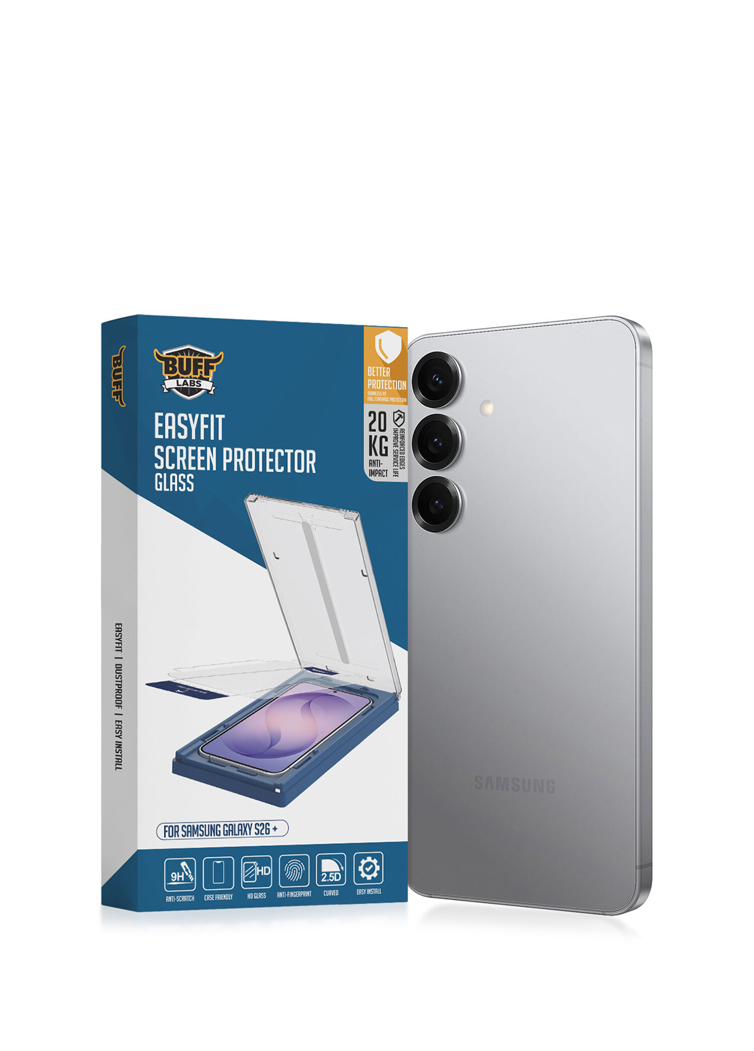 Galaxy S26 Plus EasyFit Glass Uygulama Aparatlı Ekran Koruyucu