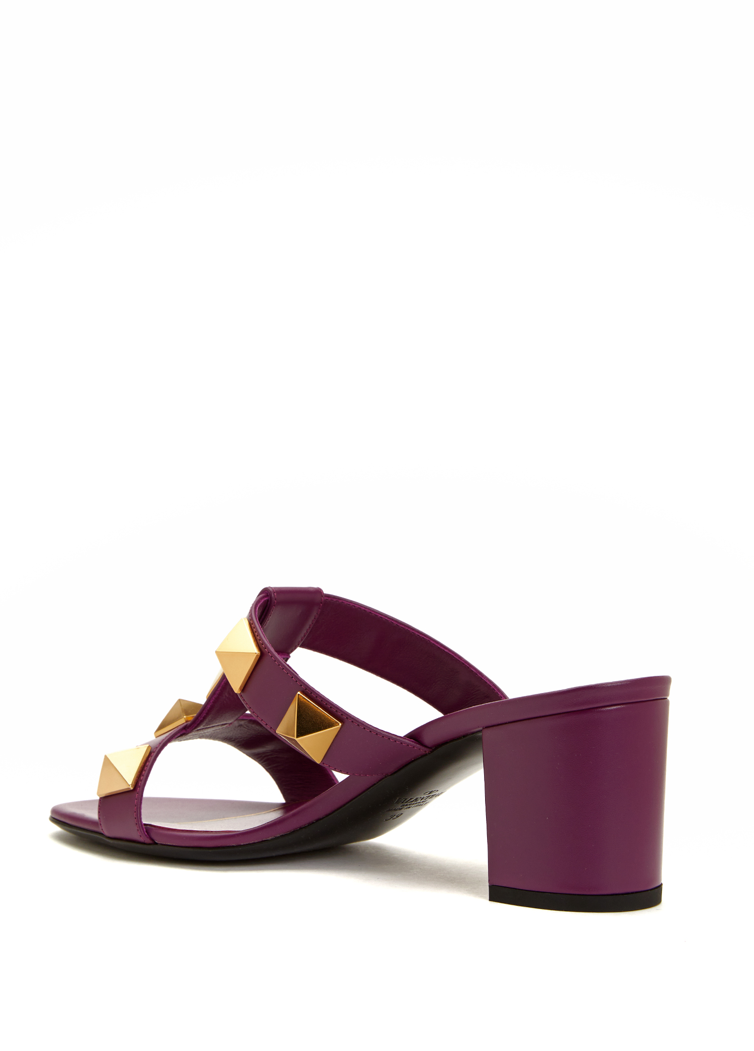 Beymen Rockstud Mor Kadın Deri Terlik. 3 Beymen Rockstud Mor Kadın Deri Terlik. 3