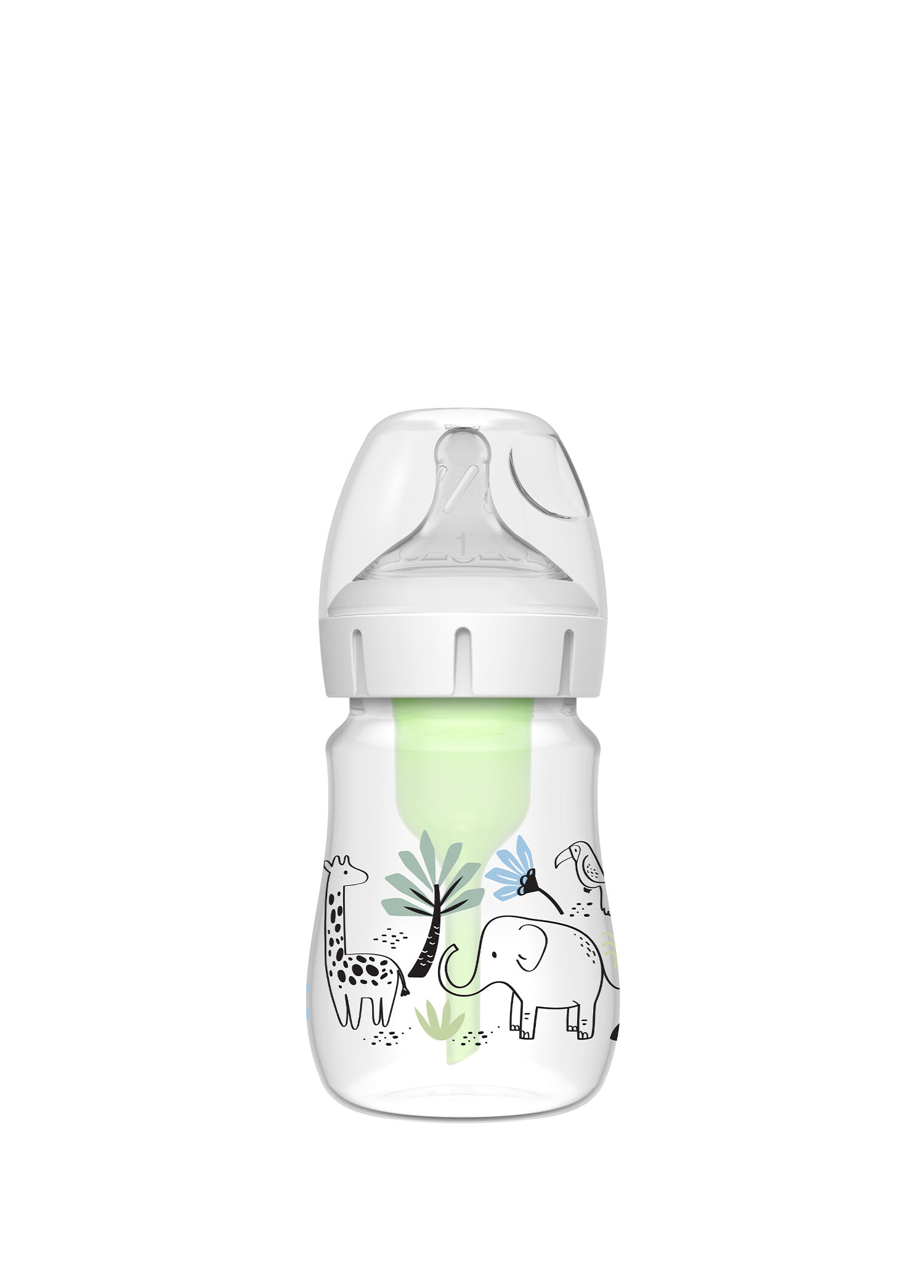 Antikolik Options Orman Fil Desenli Antikolik 0-3 Ay Biberon 50 ml