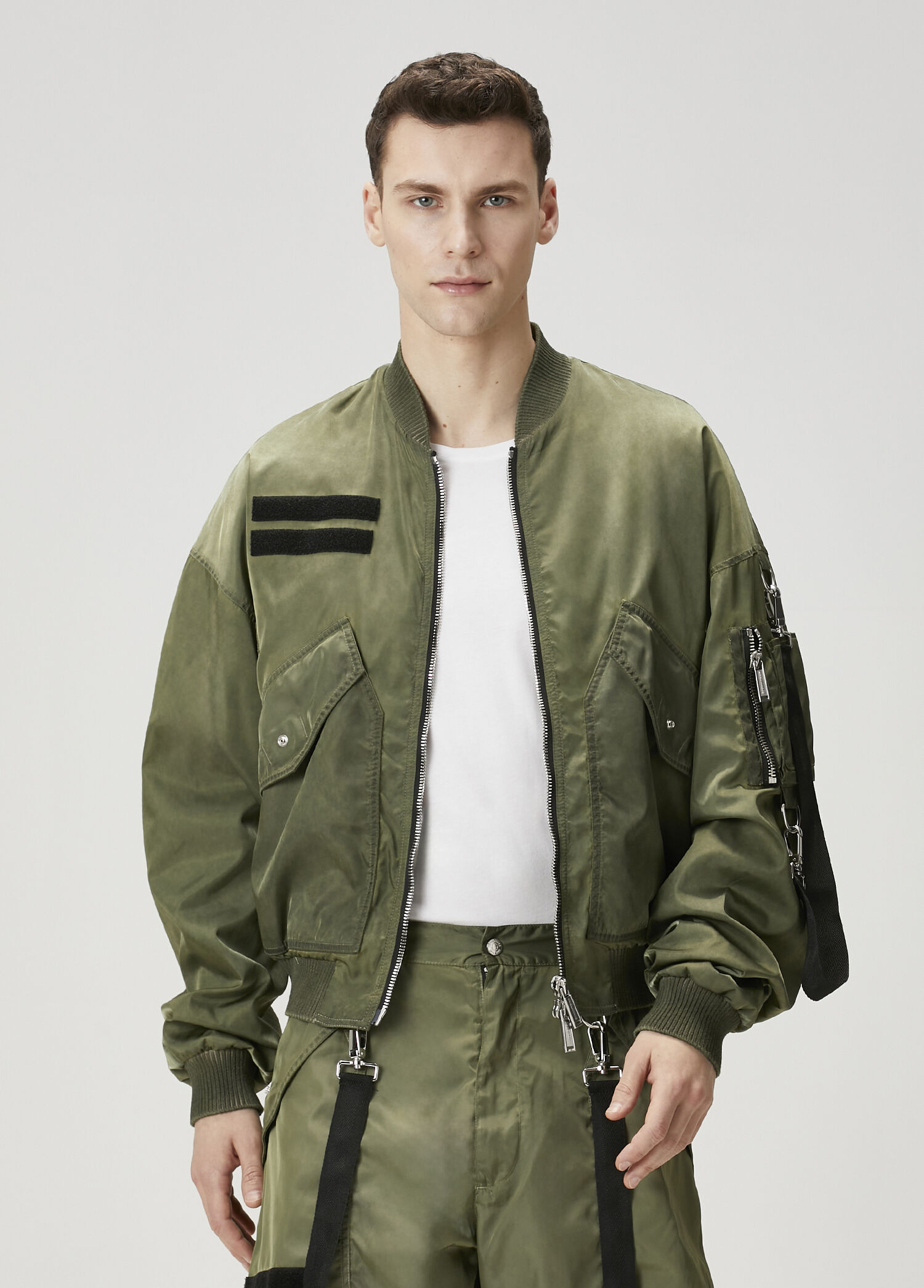 2*7様 Dsquared2 CLASSIC BOMBER JACKET D2ス Dsquared2 - Haki Bomber Mont - Haki