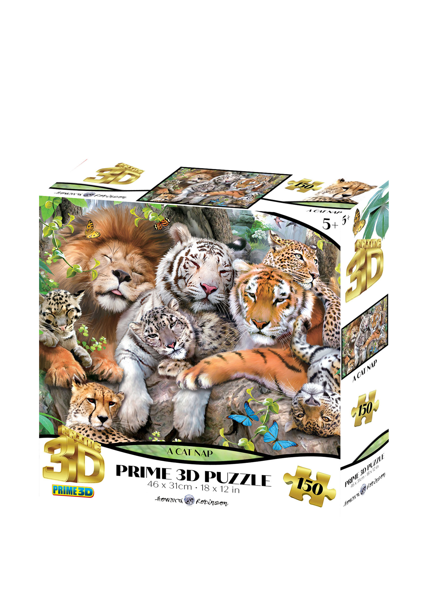 10872 Vahşi Kediler 150 Parça Puzzle