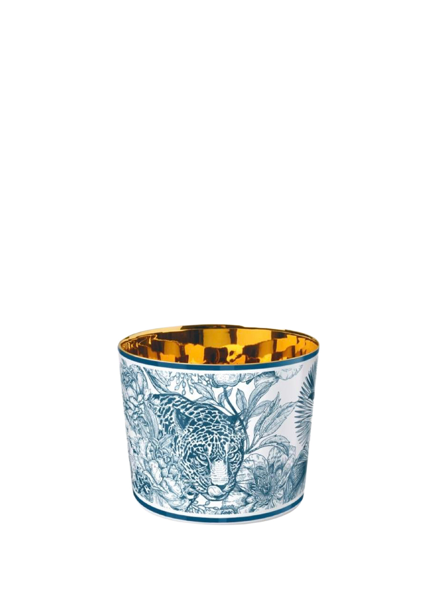 P Furstenberg Paraioso Blue Leopard Temptation Sip Of Gold Porselen Bardak Kupa 300 Ml
