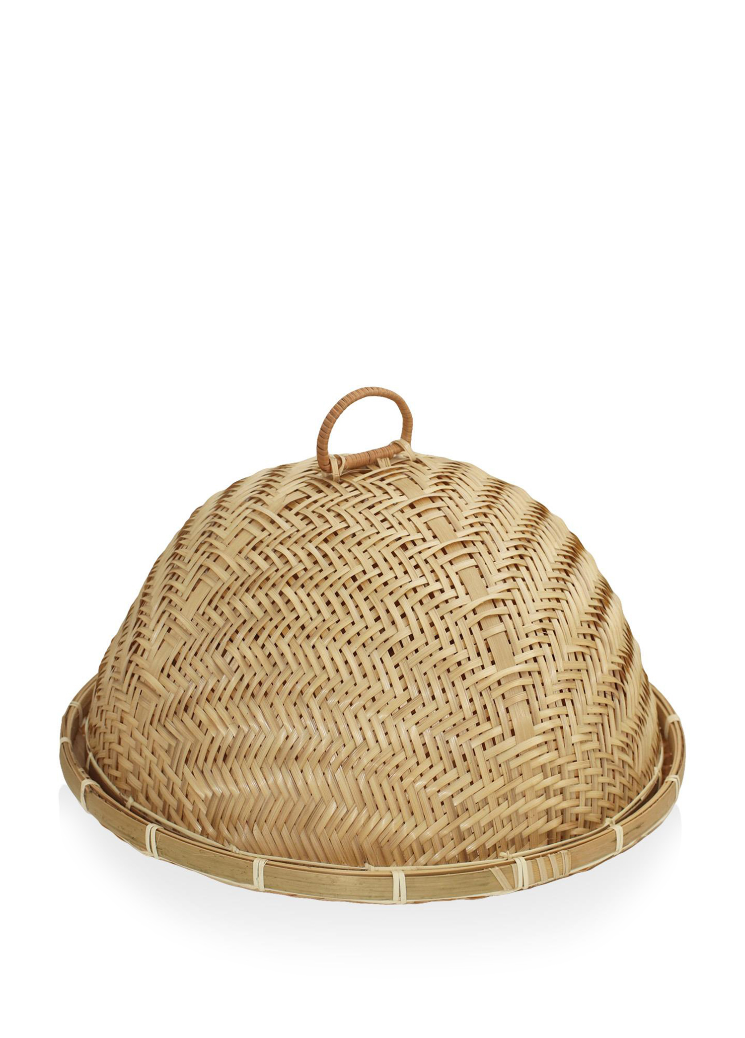 Bambu Yuvarlak Tepsi 39x39x23 cm