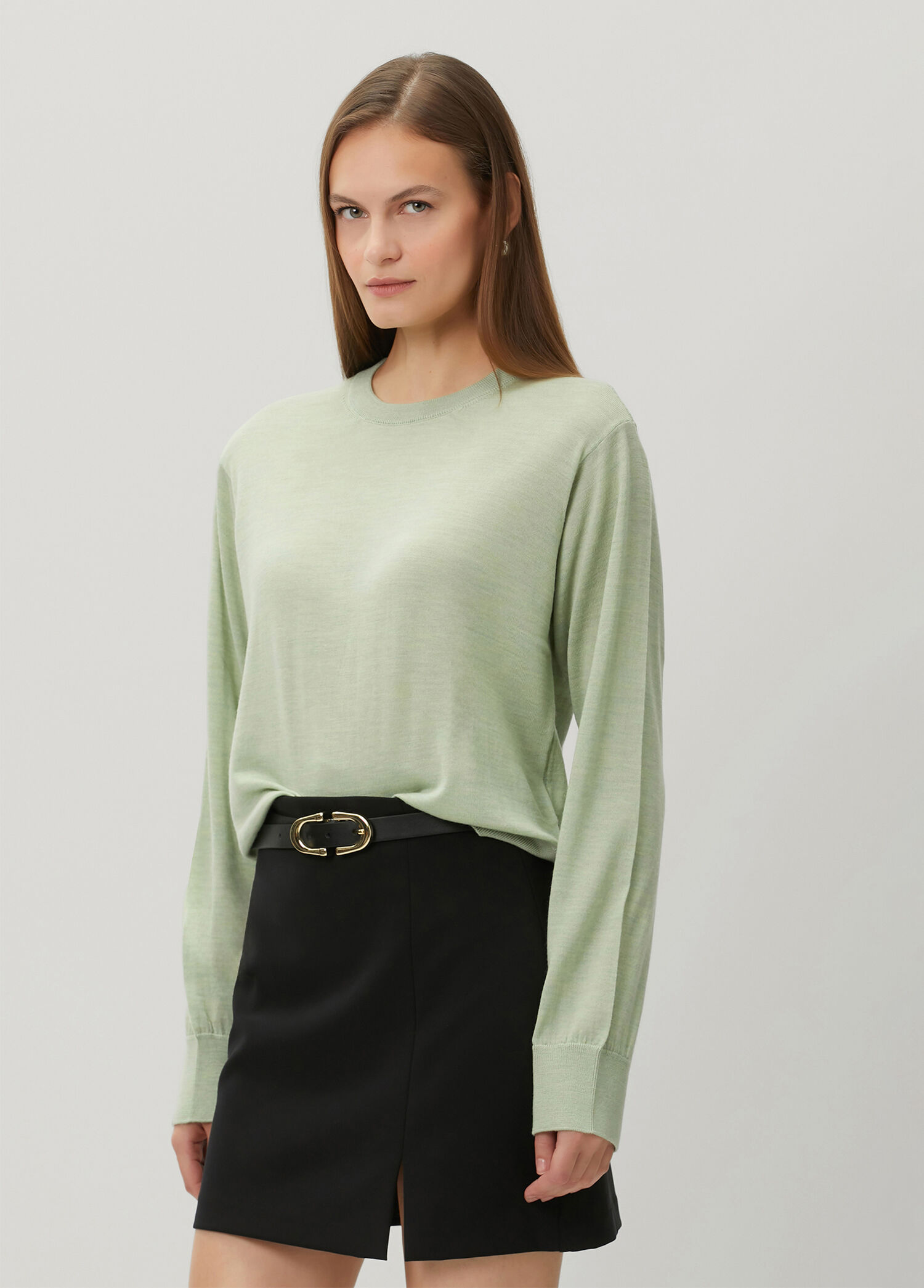 Light Green Wool Sweater