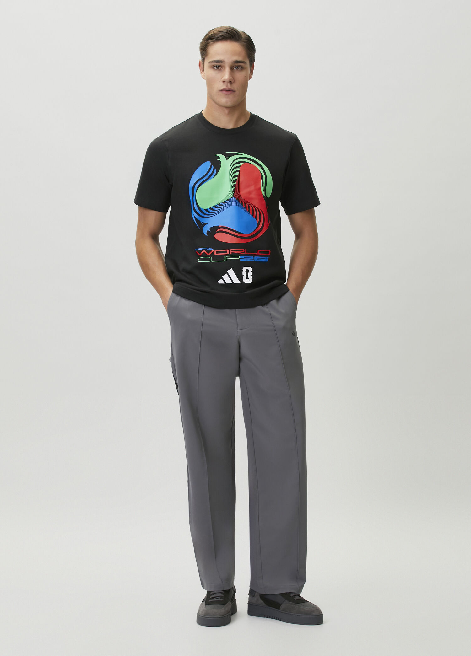 Adidas Siyah Erkek FIFA World Cup 26 Tour Siyah T-shirt 1984275