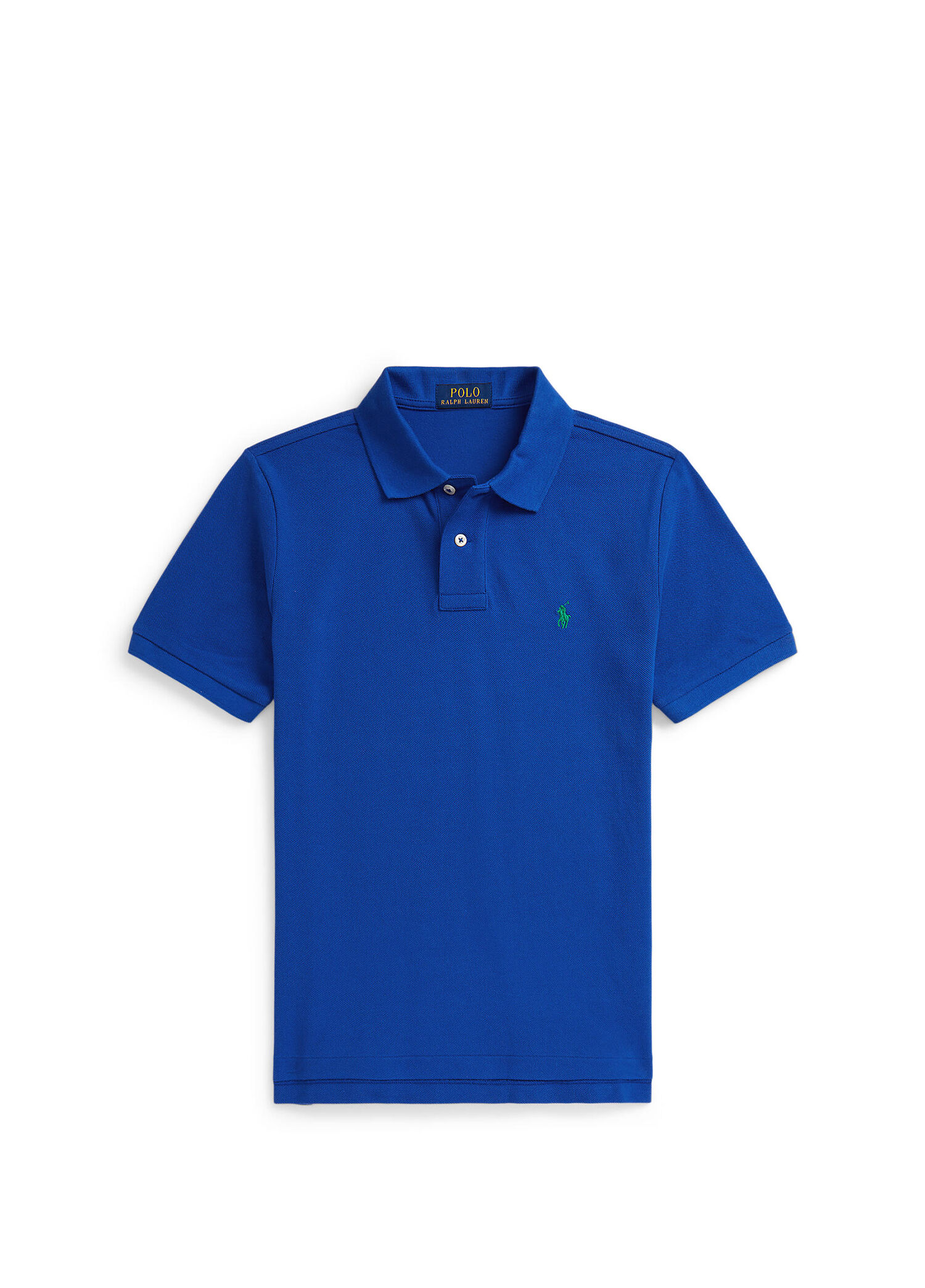 Mavi Logo Nakışlı Erkek Çocuk Polo T-shirt