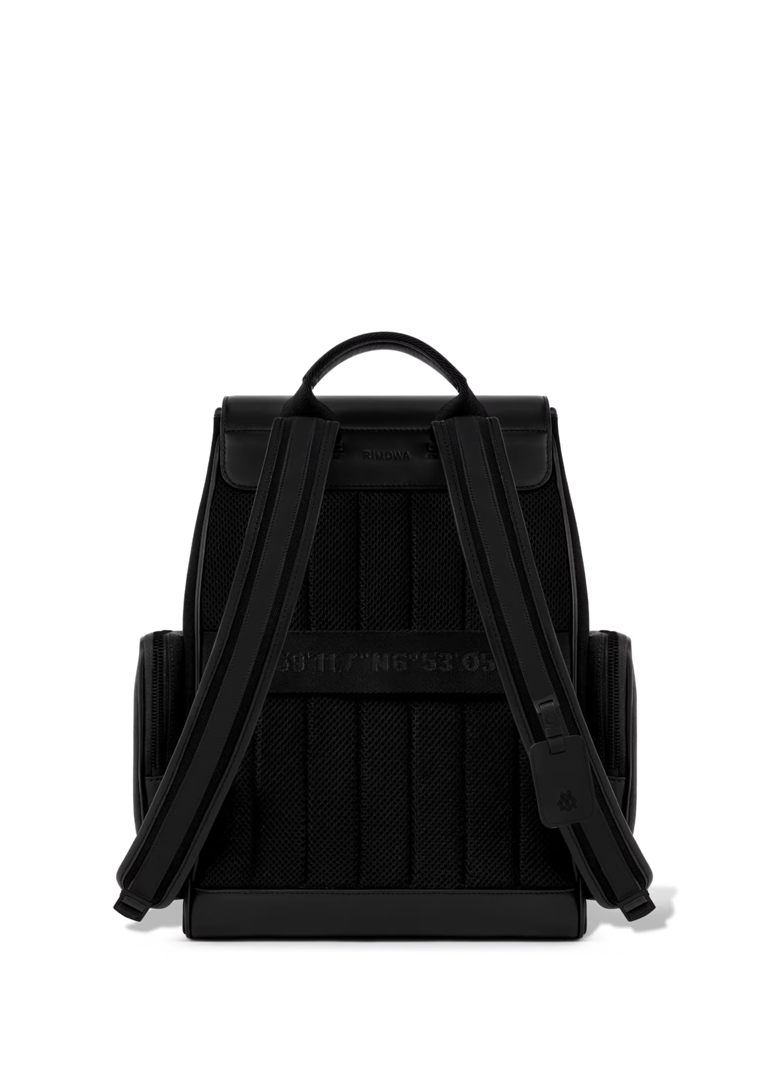 Black Rimowa Black Men Never Still Large Black Canvas Backpack