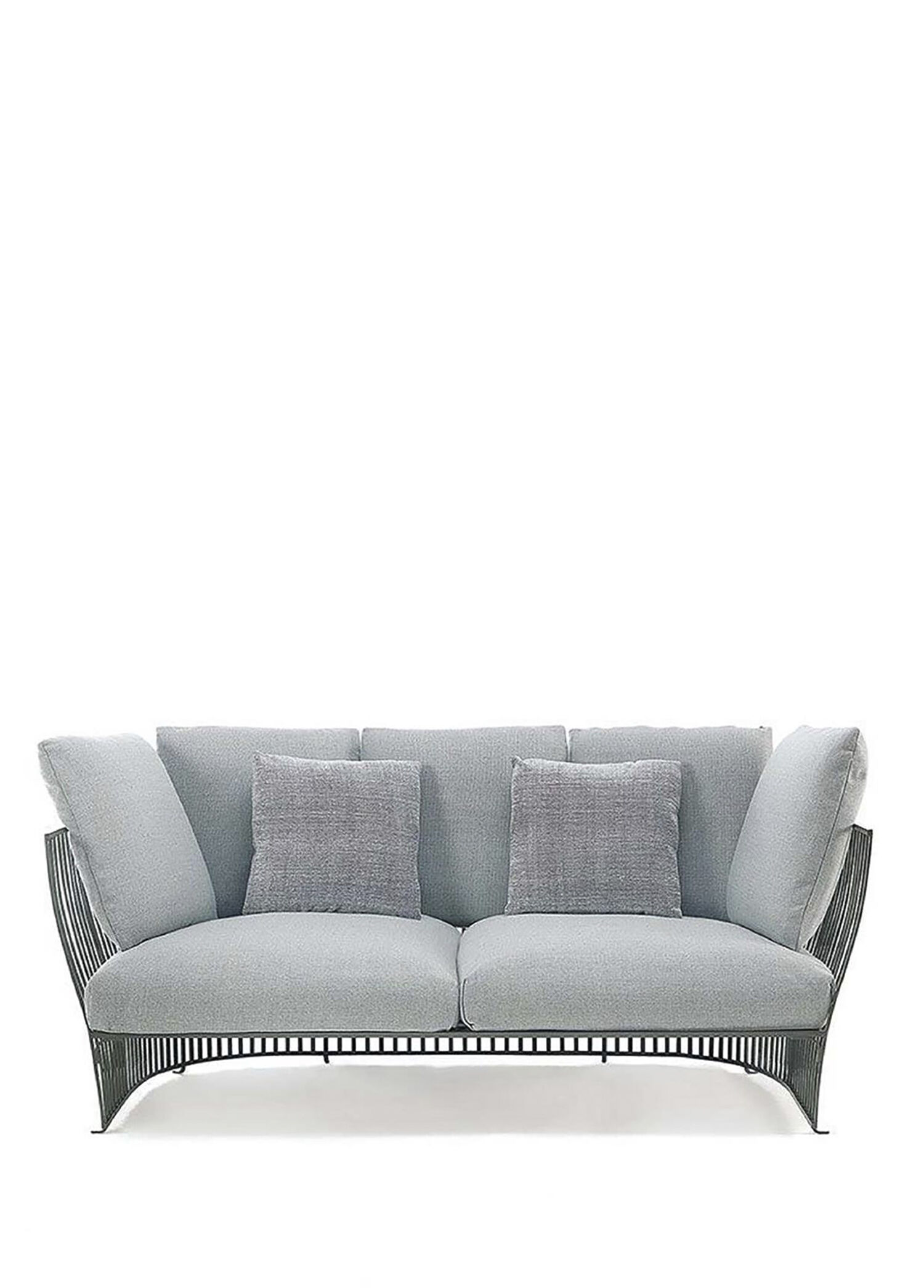Venexia Mineral Grey İkili Bahçe Kanepesi 92 x 184 cm