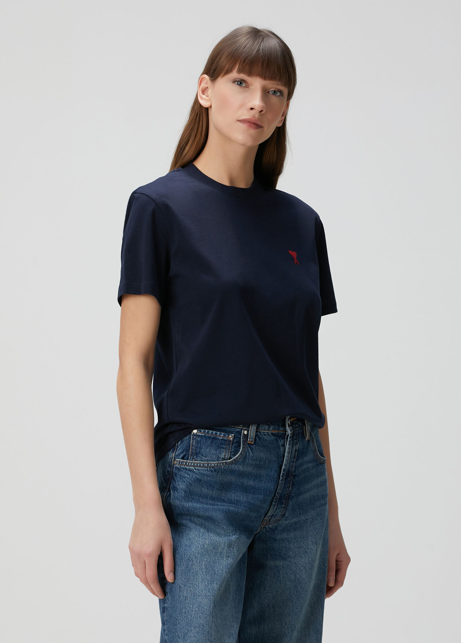 Ami Paris Lacivert Kadın Lacivert T-shirt 1652742 | Beymen