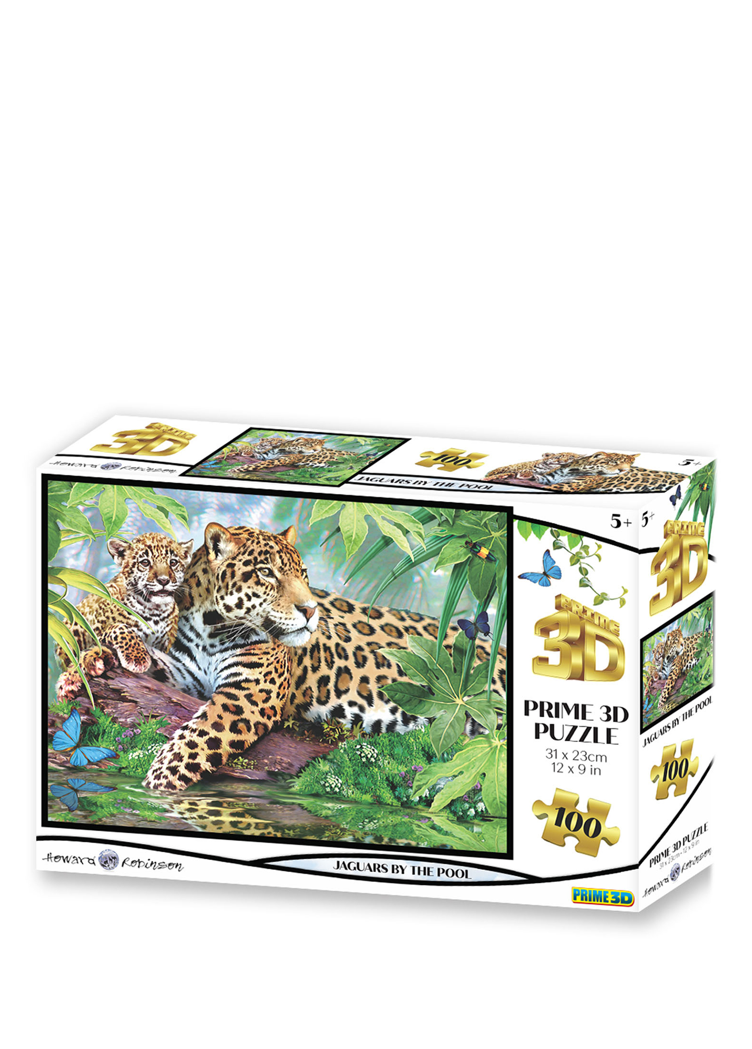 10527 Jaguar ve Yavrusu 63 Parça Puzzle