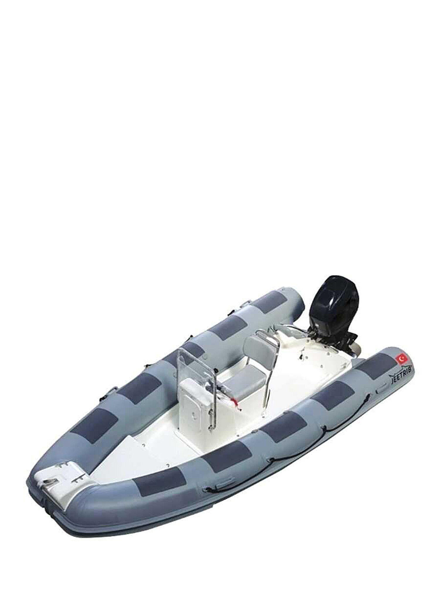 JR-F-425-JC Jokey Konsollu Fiber Tabanlı Şişme Bot